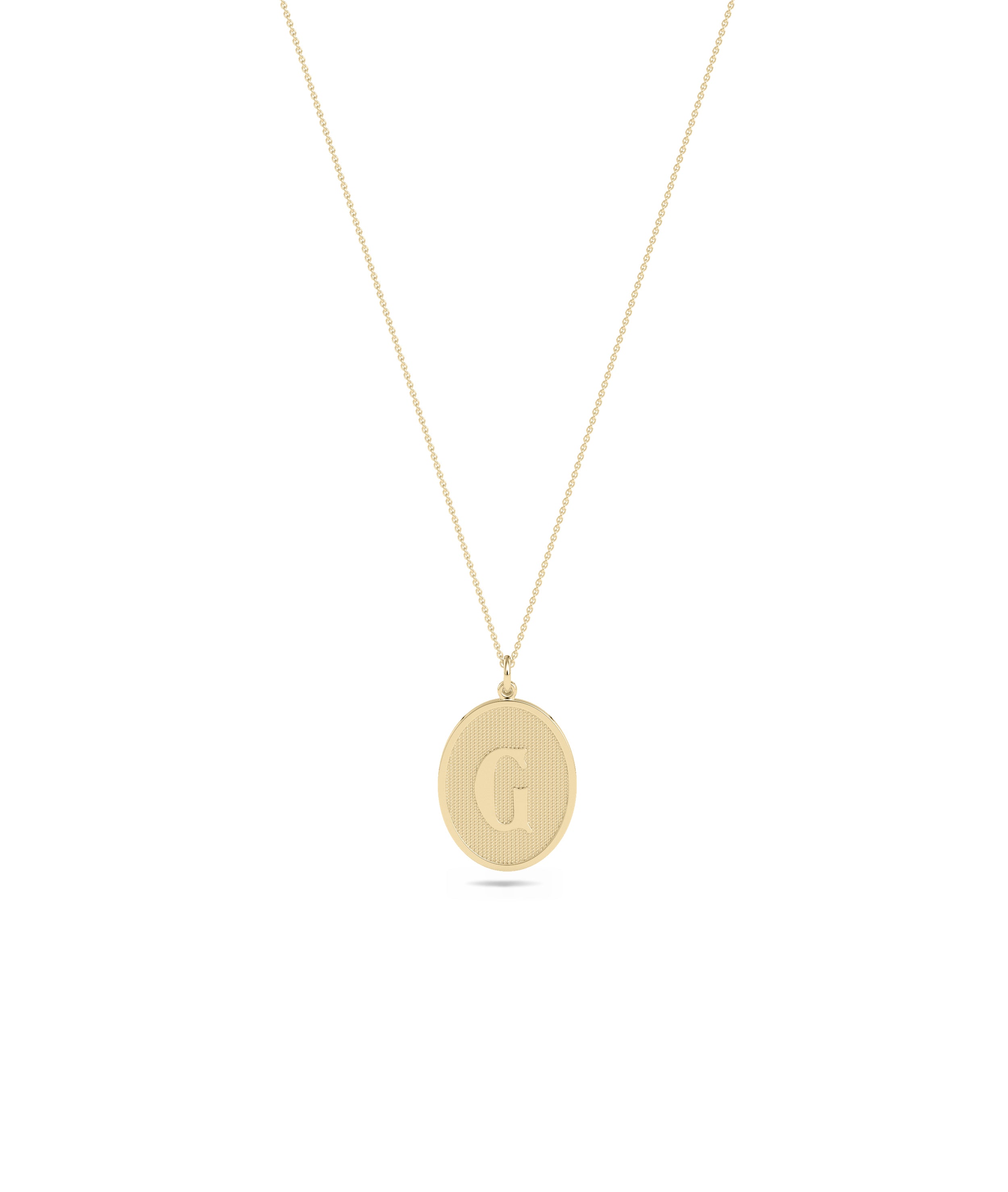 Gold Initial Coin Charm - Chic Everyday Jewelry