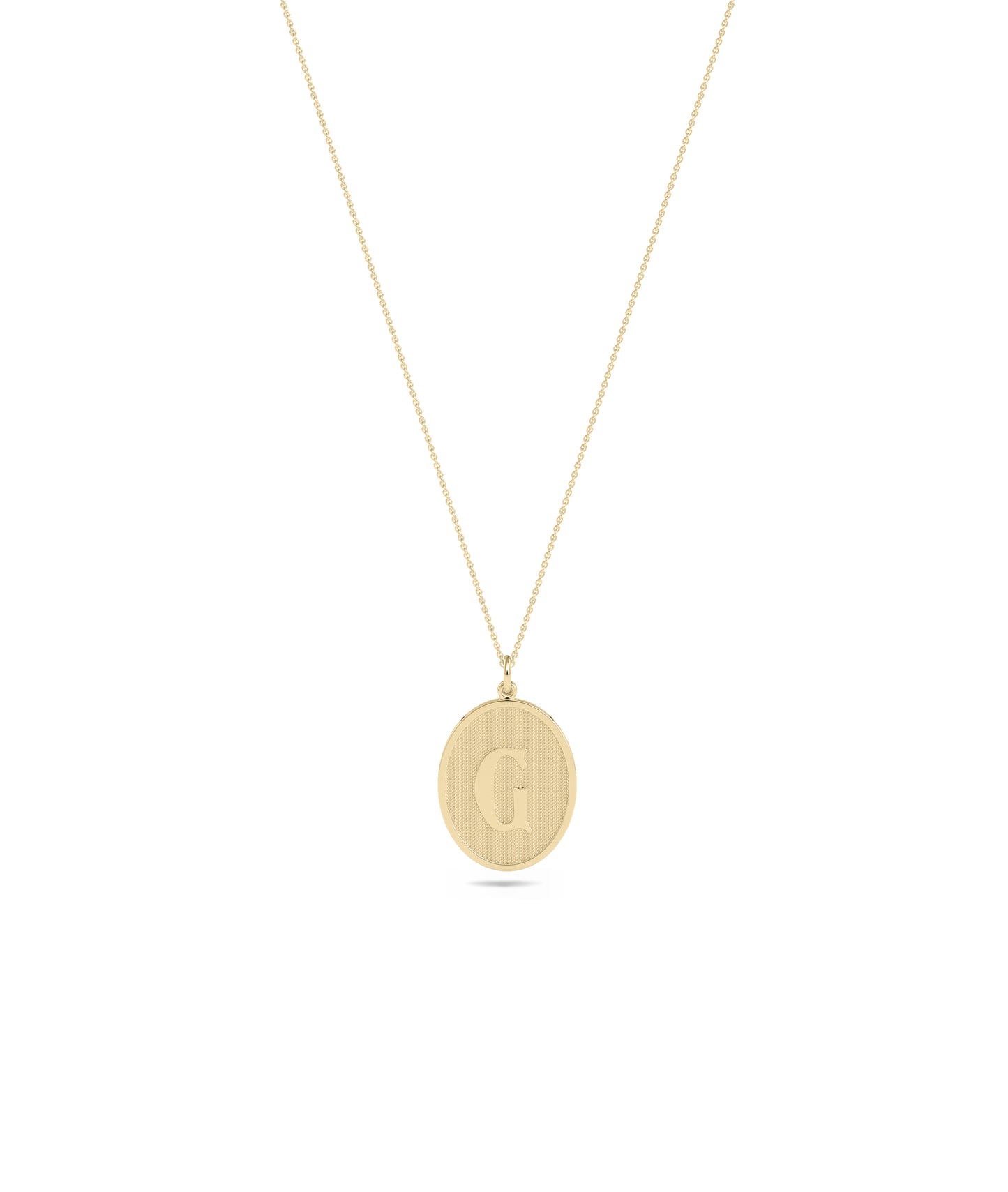 Gold Initial Coin Charm - Chic Everyday Jewelry