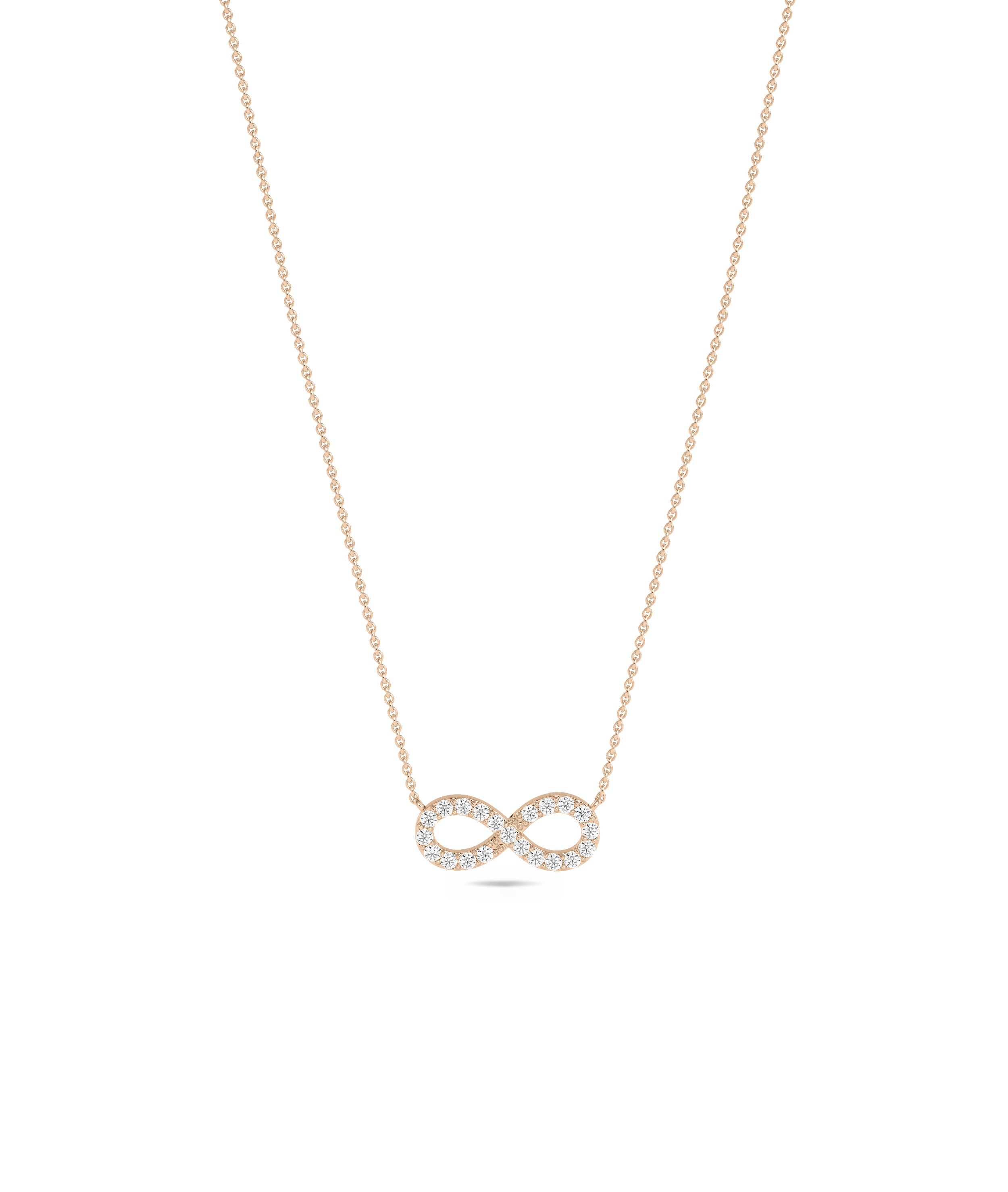 Diamond Infinity Necklace