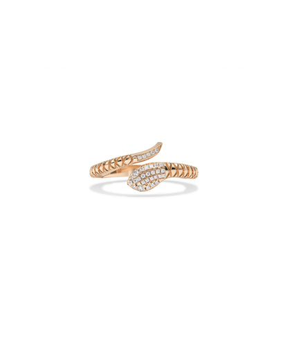 Diamond Groove Snake Ring | Engagement Rings For Women 