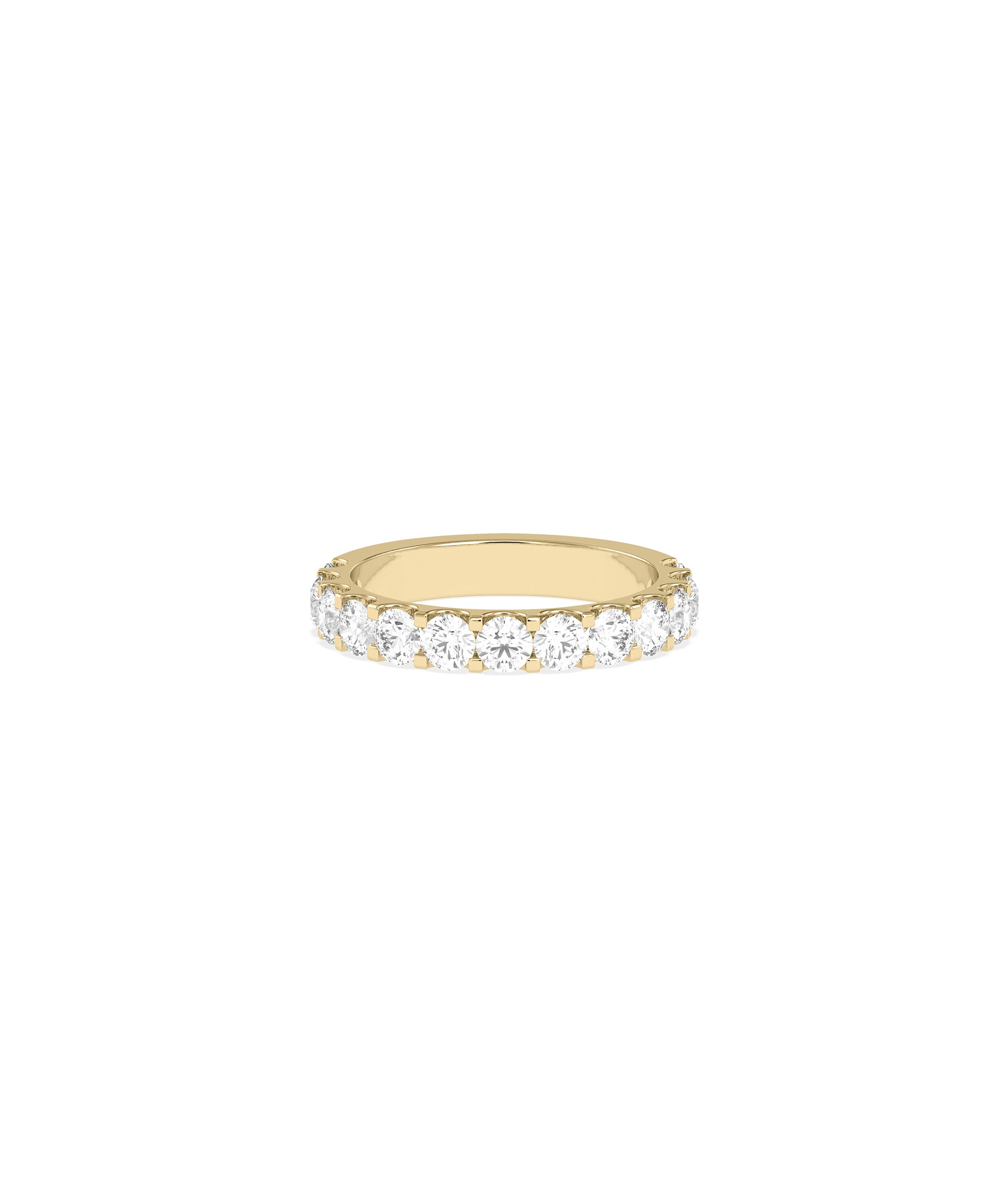 Diamond Half Eternity Band Ring | Diamond Band Rings