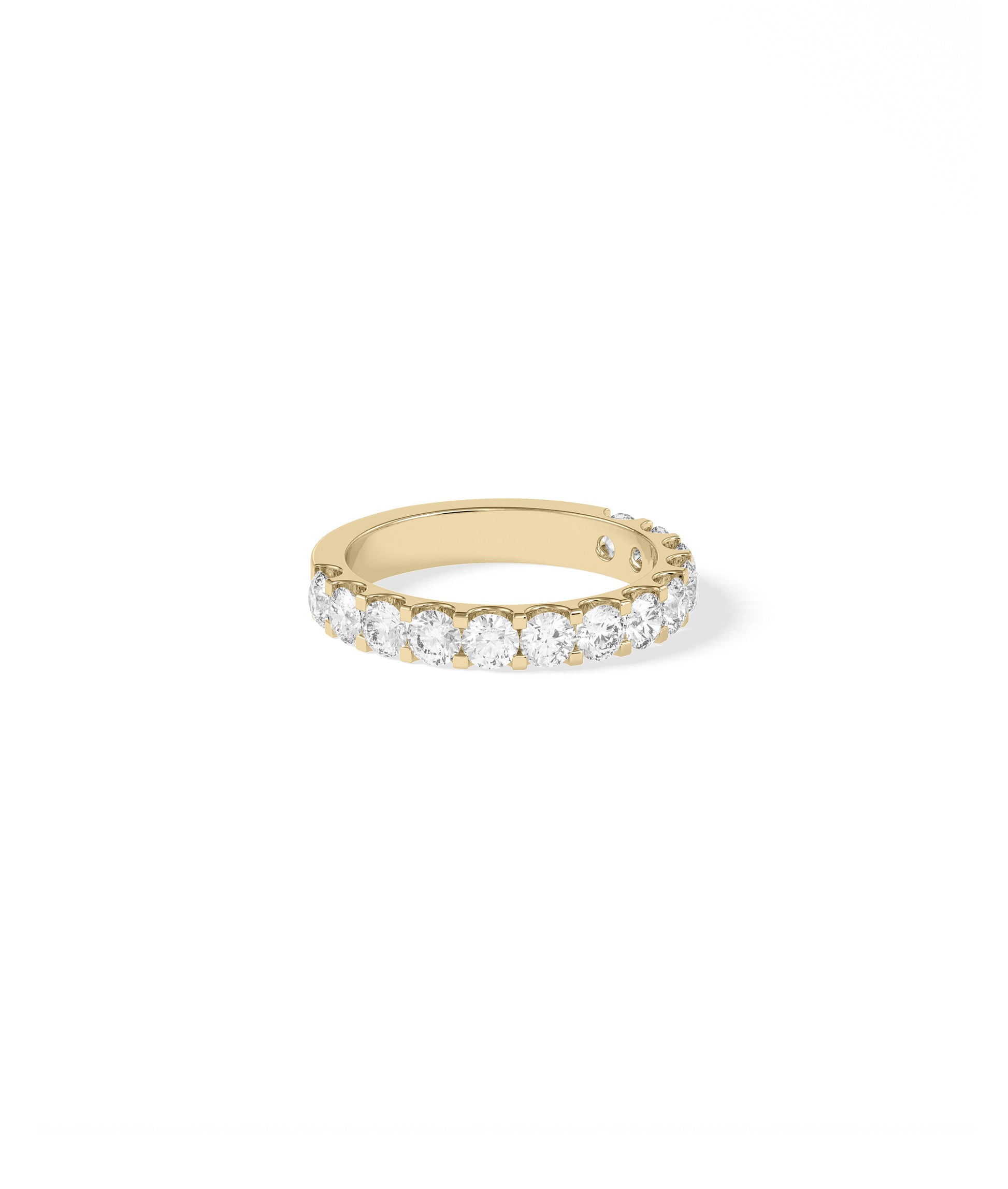 Diamond Half Eternity Band Ring | Diamond Band Rings