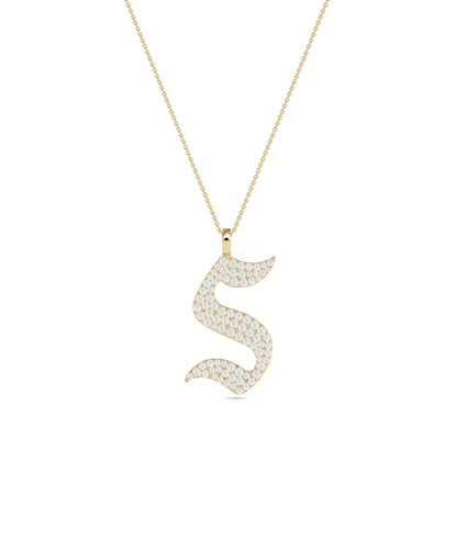 Diamond Pave Initial Charm - Stylish Everyday Jewelry