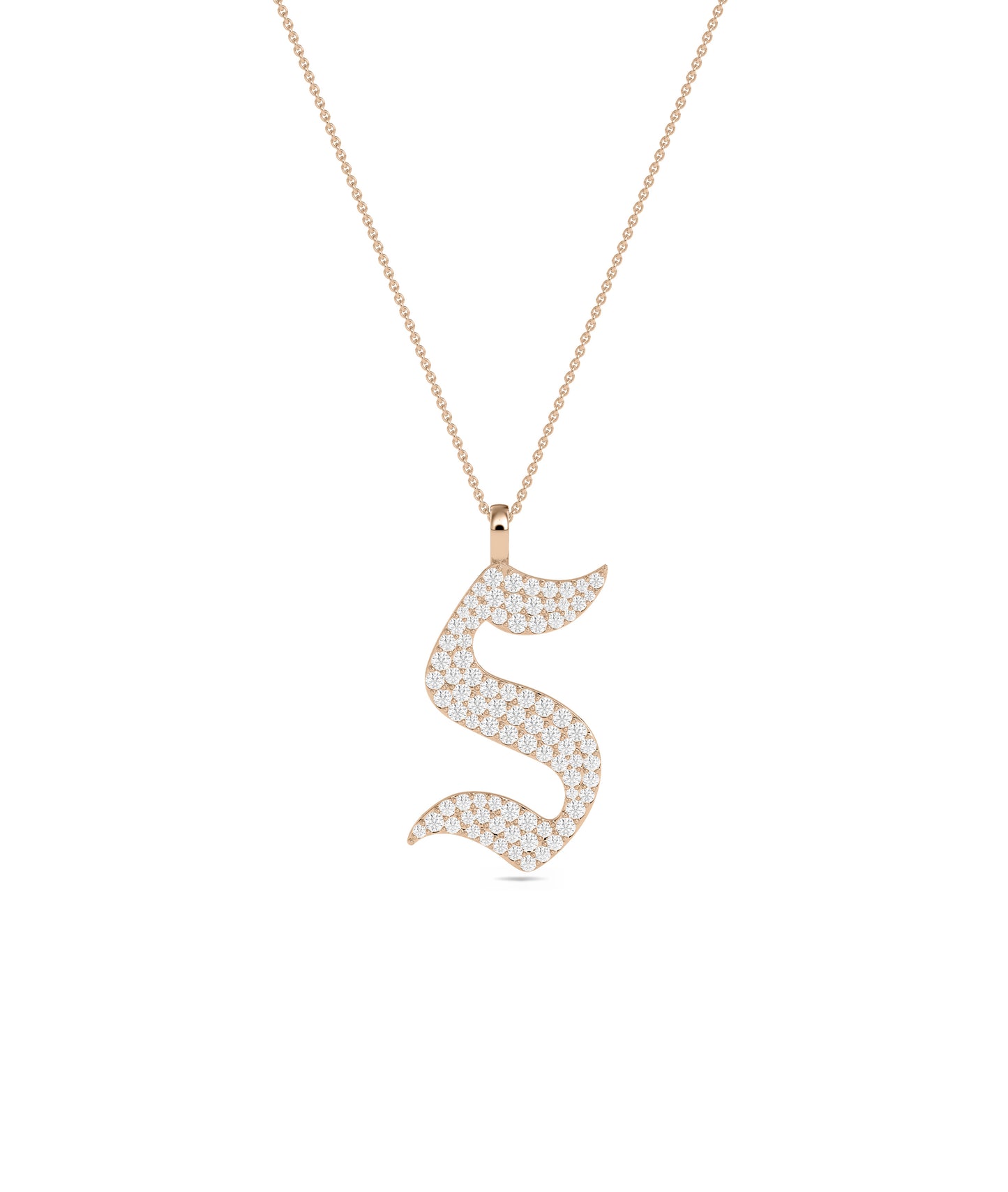 Diamond Pave Initial Charm - Stylish Everyday Jewelry