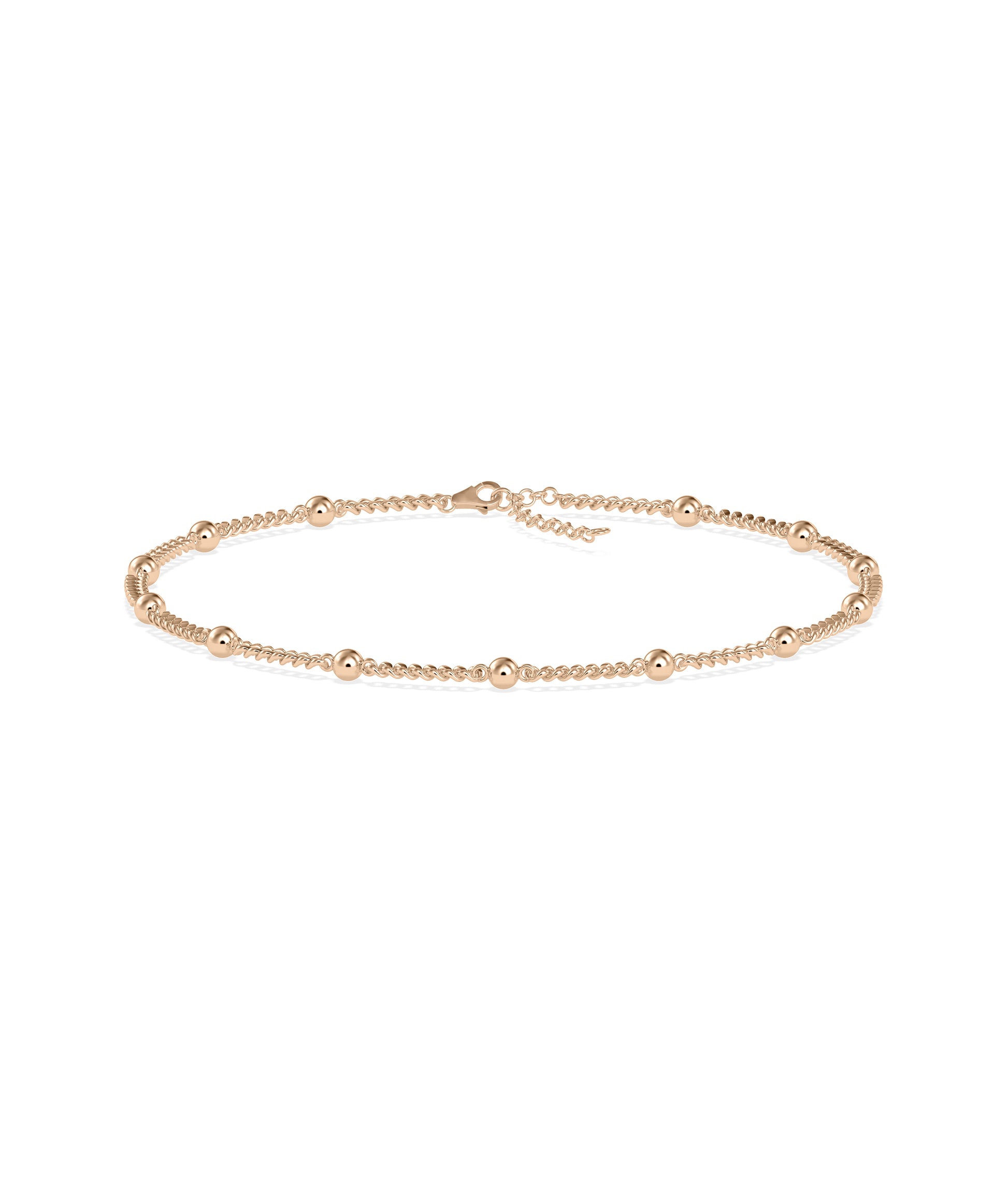 Gold Bead Station Bracelet | Gold Bracelets