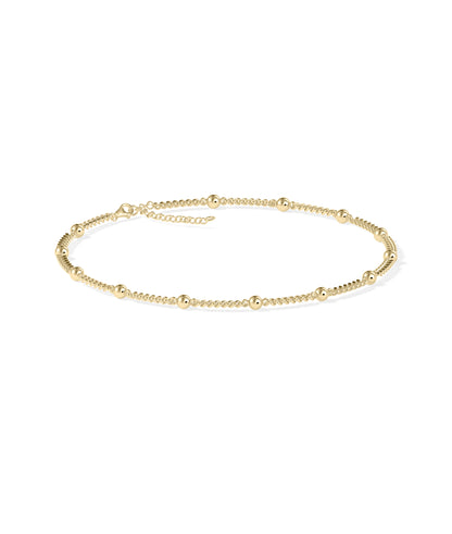 Gold Bead Station Bracelet | Gold Bracelets