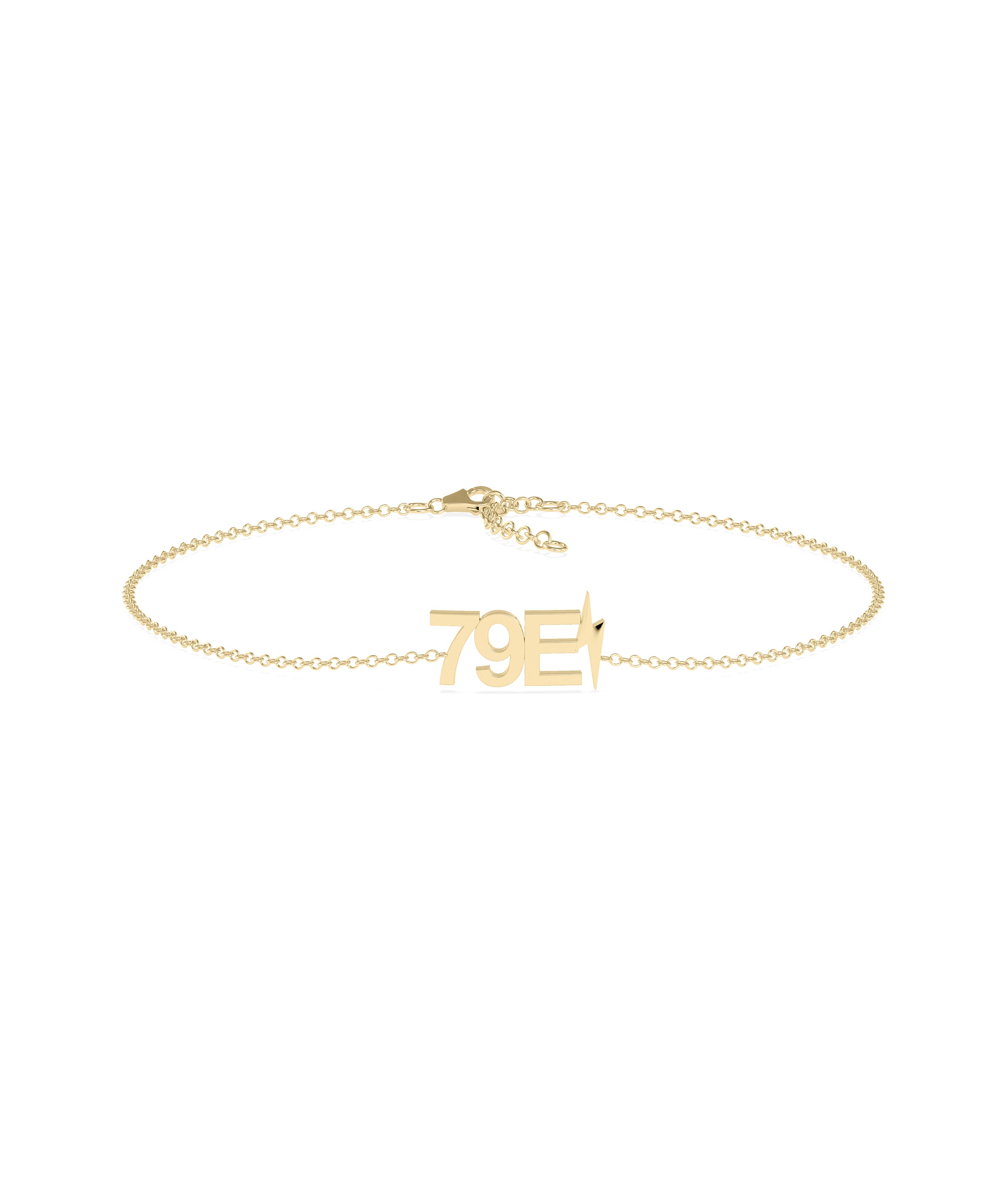 Gold Initials with Charm Cable Chain Bracelet | Everyday Jewelry