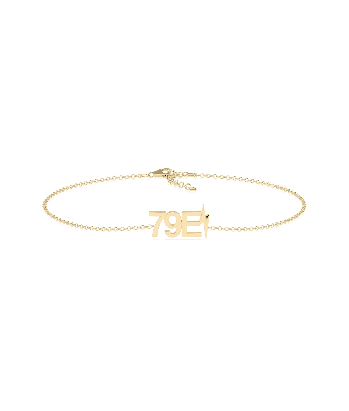 Gold Initials with Charm Cable Chain Bracelet | Everyday Jewelry