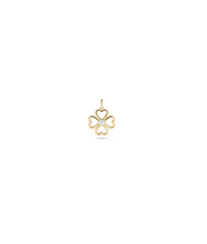 Gold Hearts with Diamond Charm - Everyday Jewelry