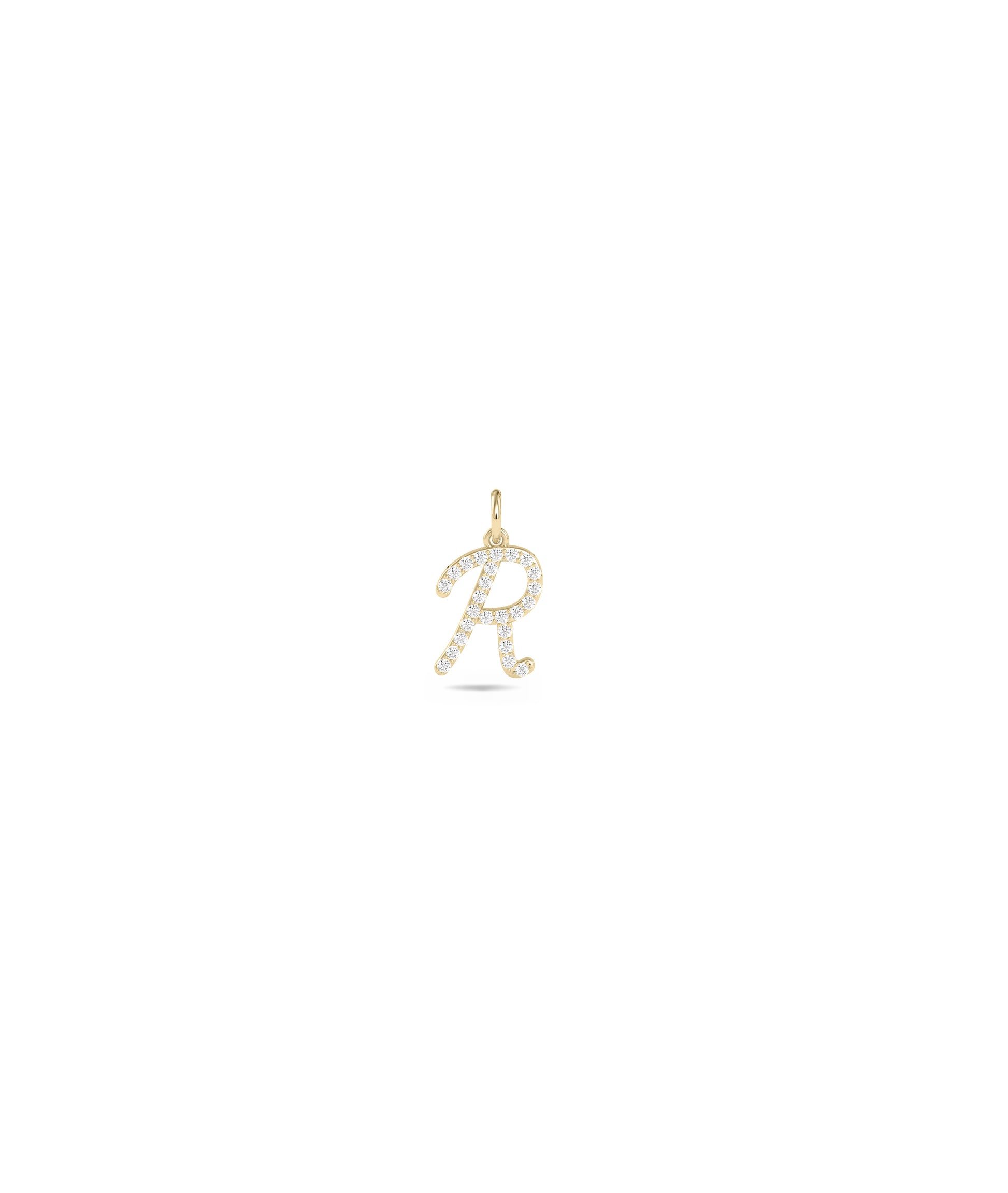 Diamond Pave Initial Charm - Stylish Everyday Jewelry