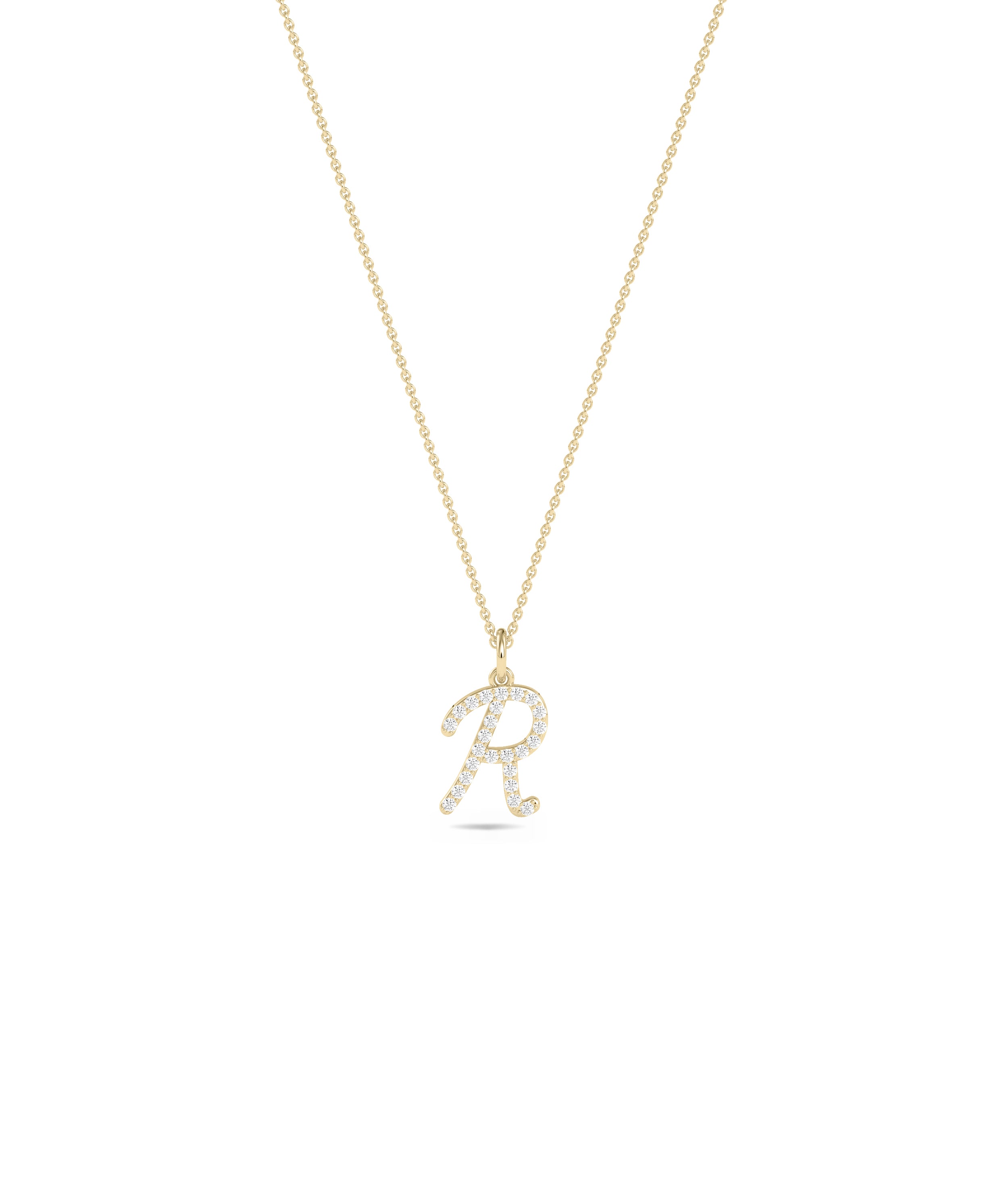 Diamond Pave Initial Charm - Stylish Everyday Jewelry