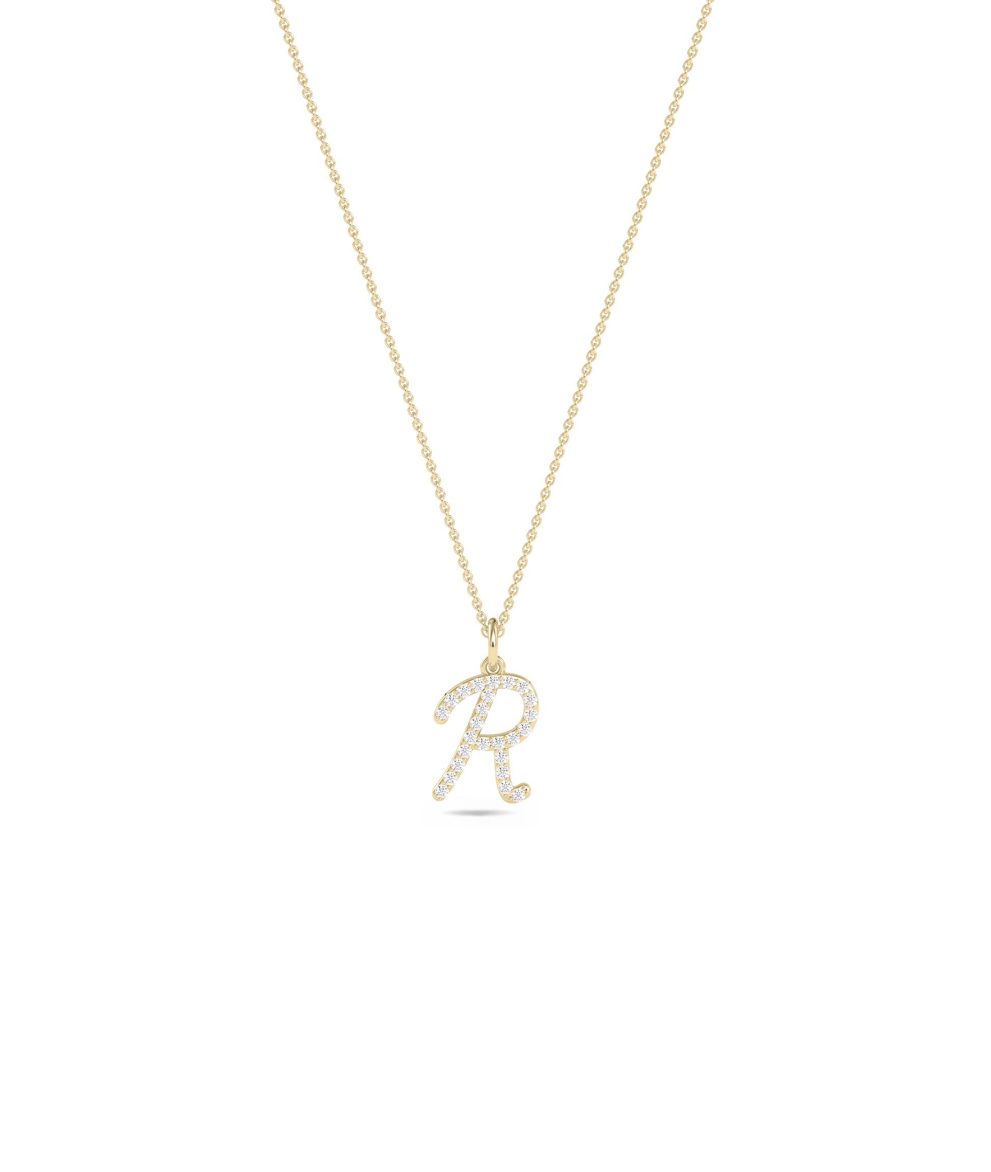 Diamond Pave Initial Charm - Stylish Everyday Jewelry