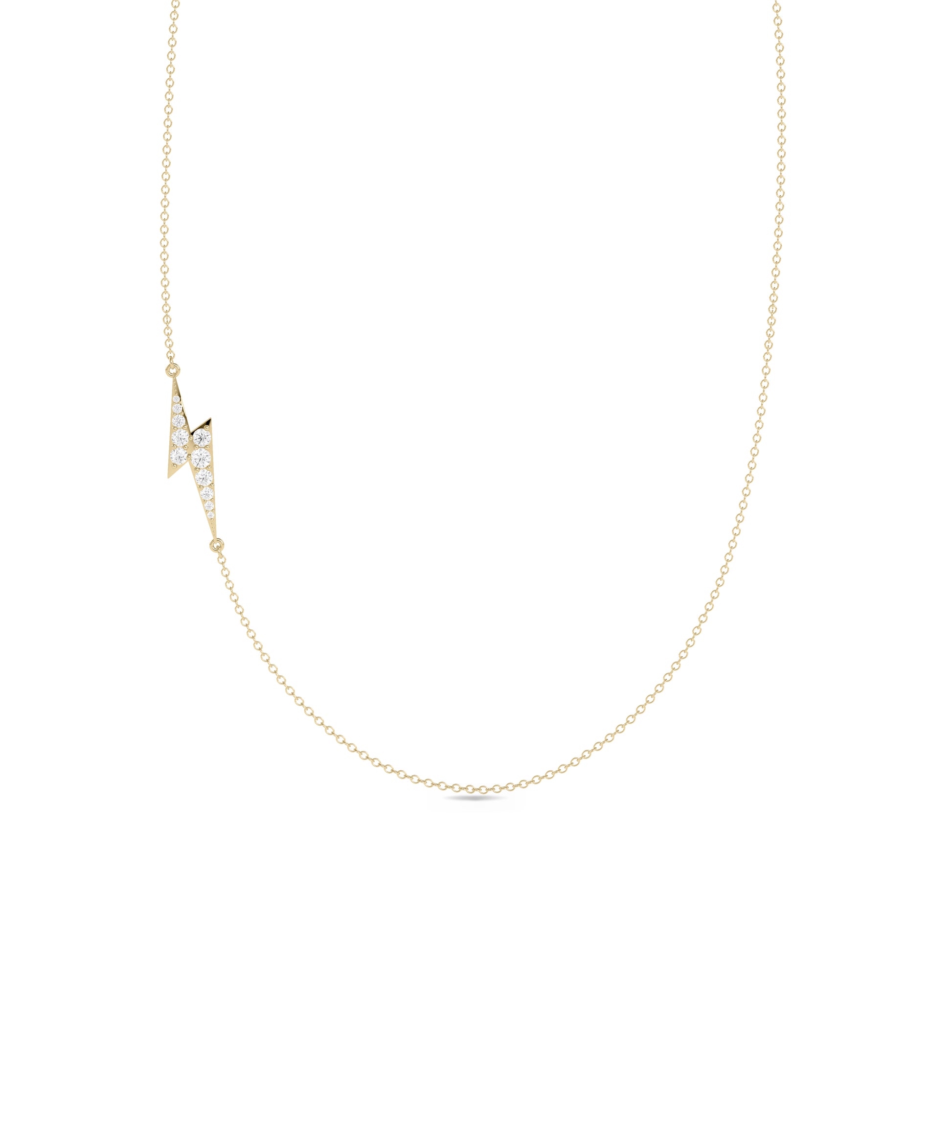 Diamond Charm Necklace - Elegant Everyday Jewelry