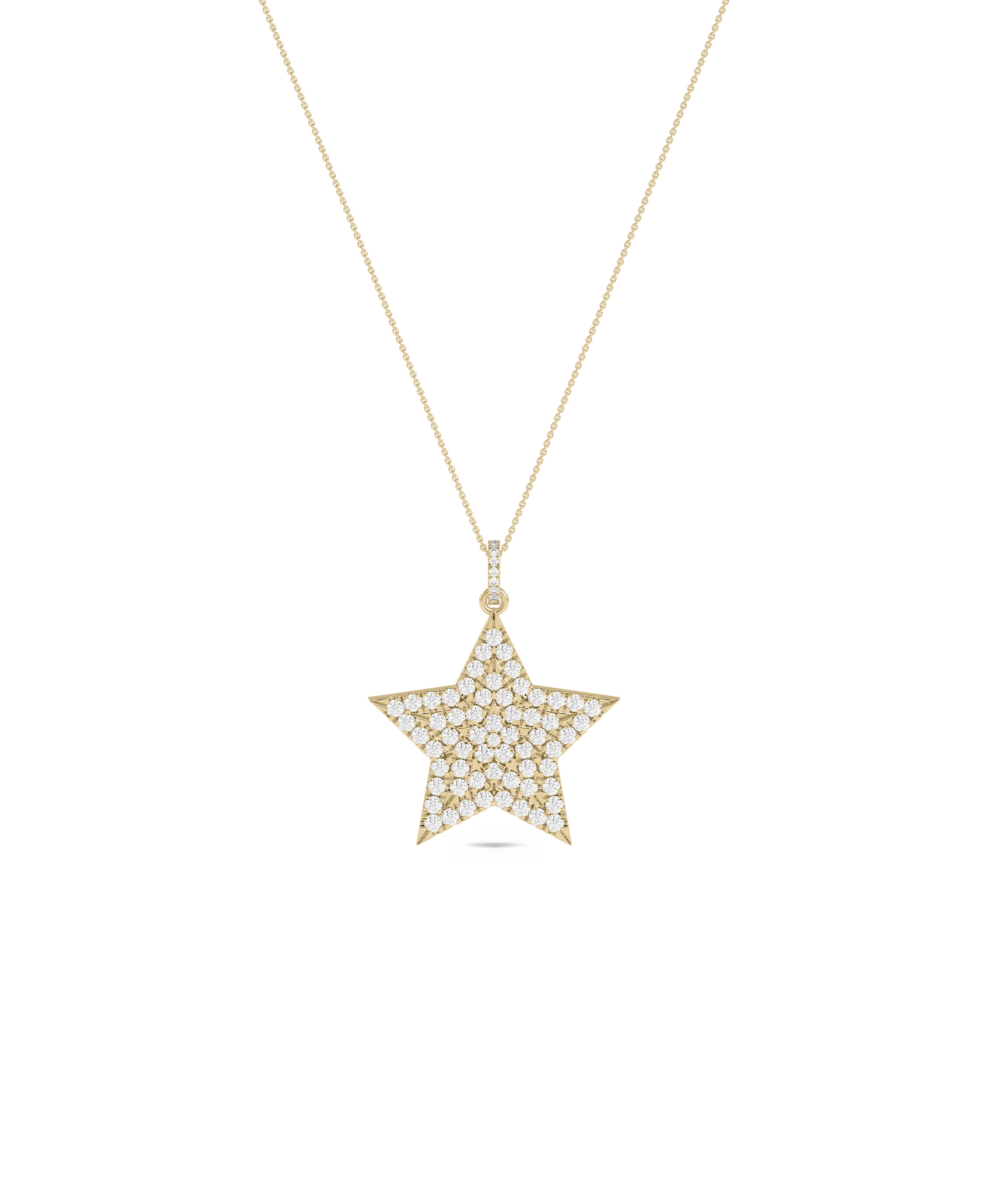 Diamond Pave Star Charm - Stylish Everyday Jewelry