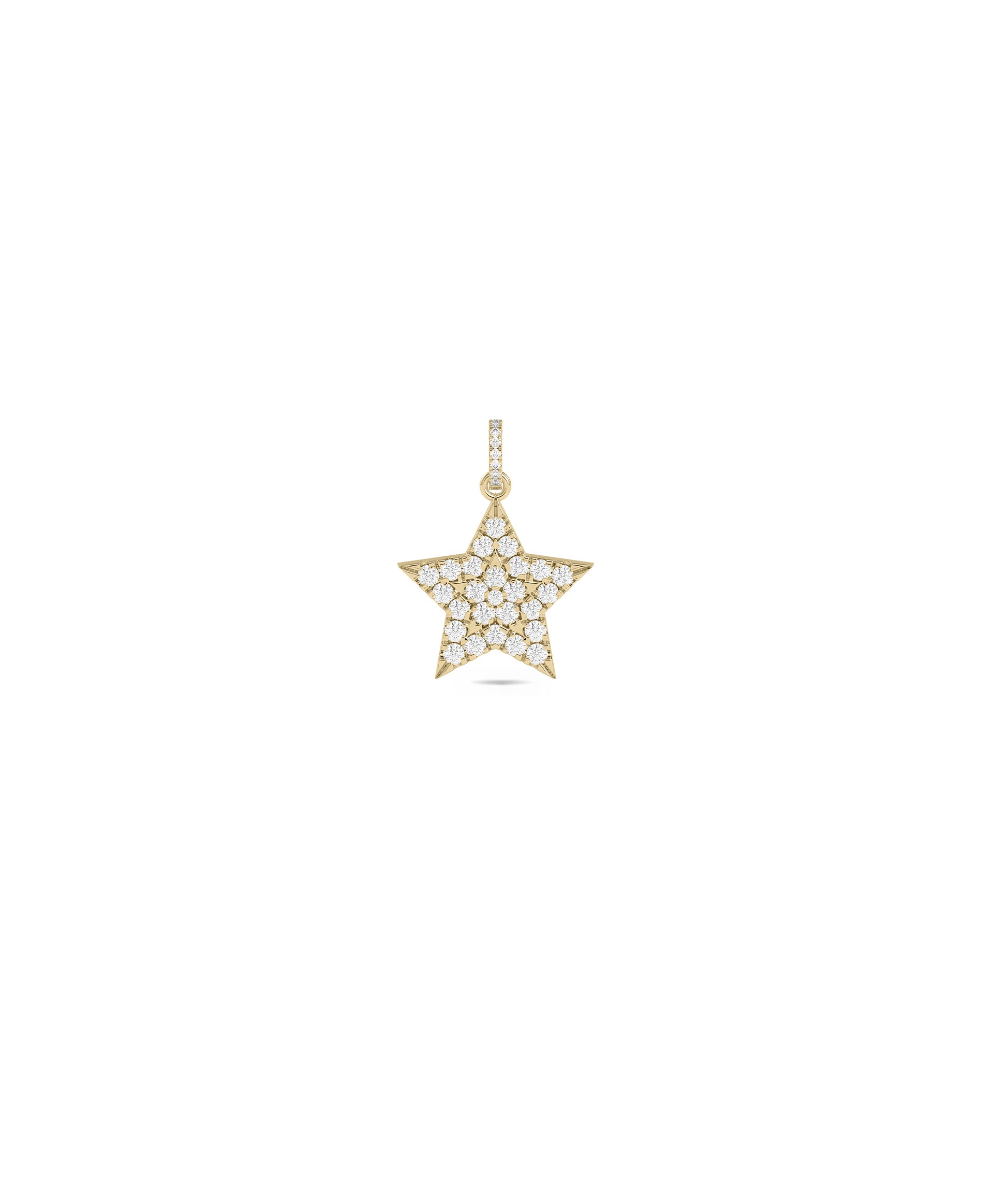 Diamond Pave Star Charm - Stylish Everyday Jewelry