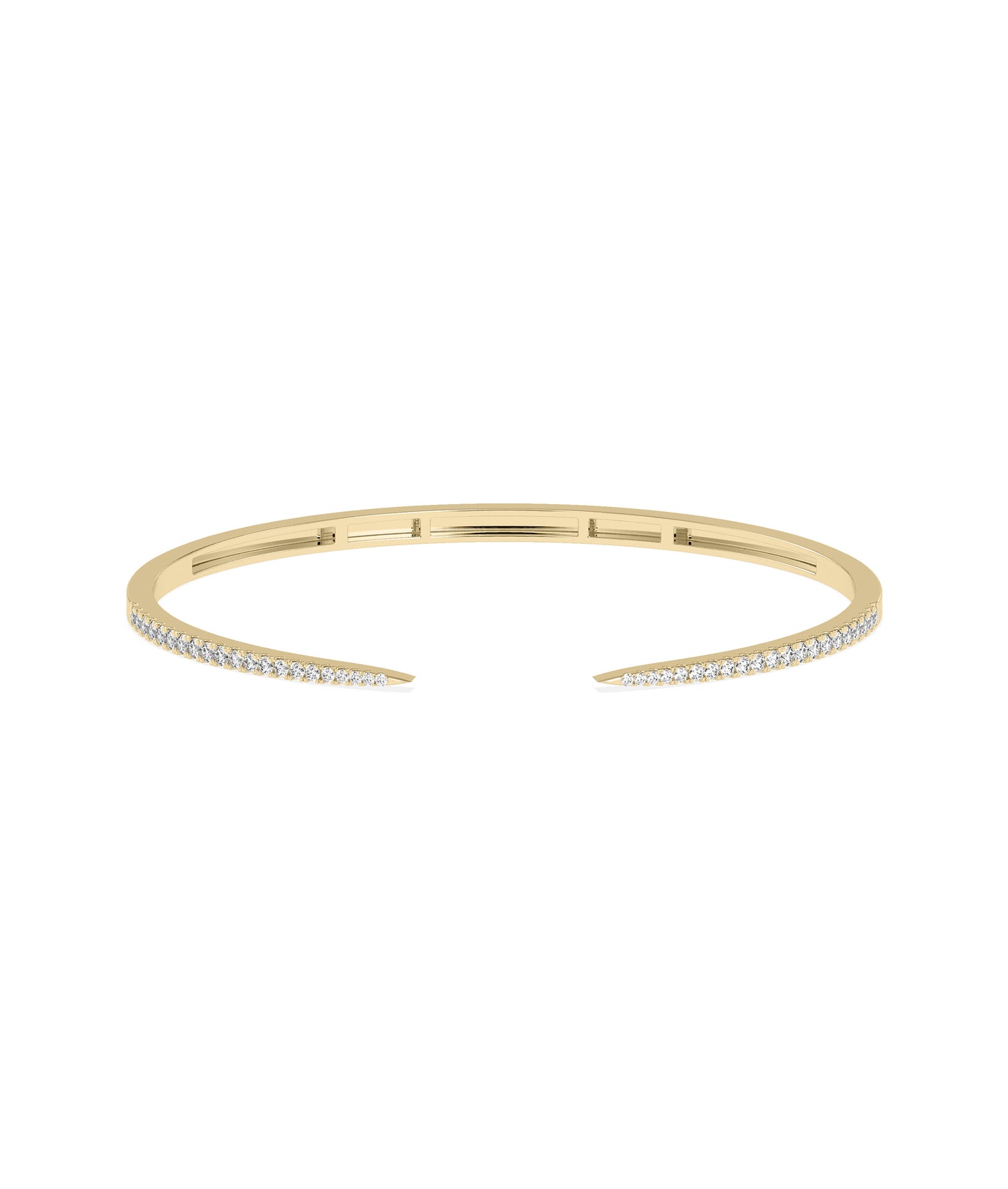 Split Shank Diamond Cuff - Everyday Jewelry