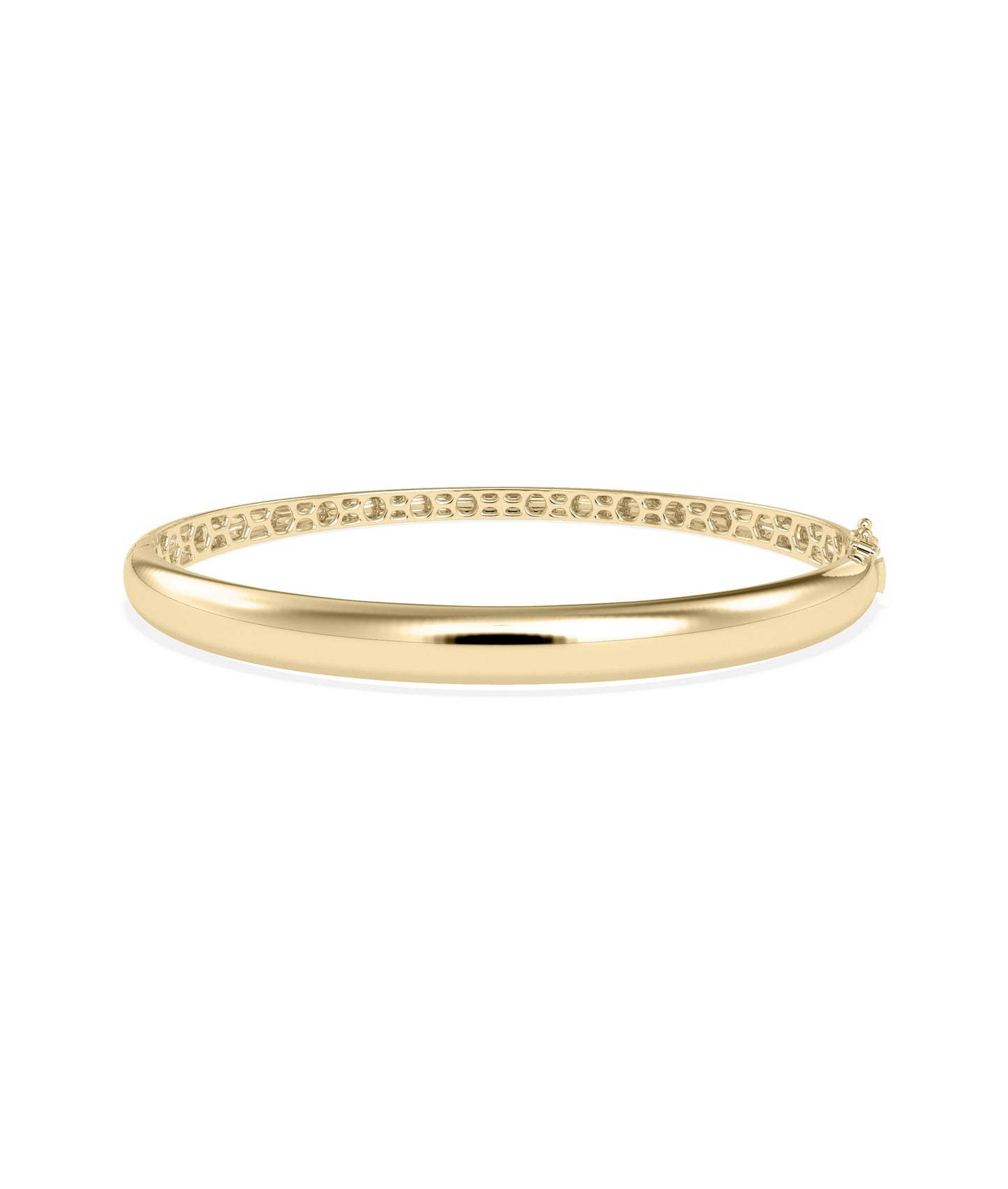 Domed Gold Bangle- Everyday Jewelry