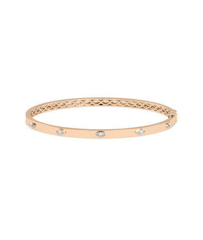 Diamond Station Bangle | Everyday Jewelry