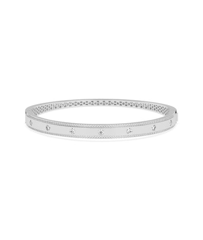 Diamond Station Bangle | Everyday Jewelry