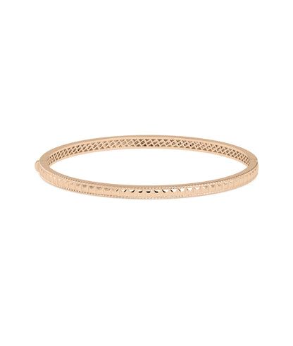 Pyramid Gold Bangle | Timeless Diamond Bangles For Women