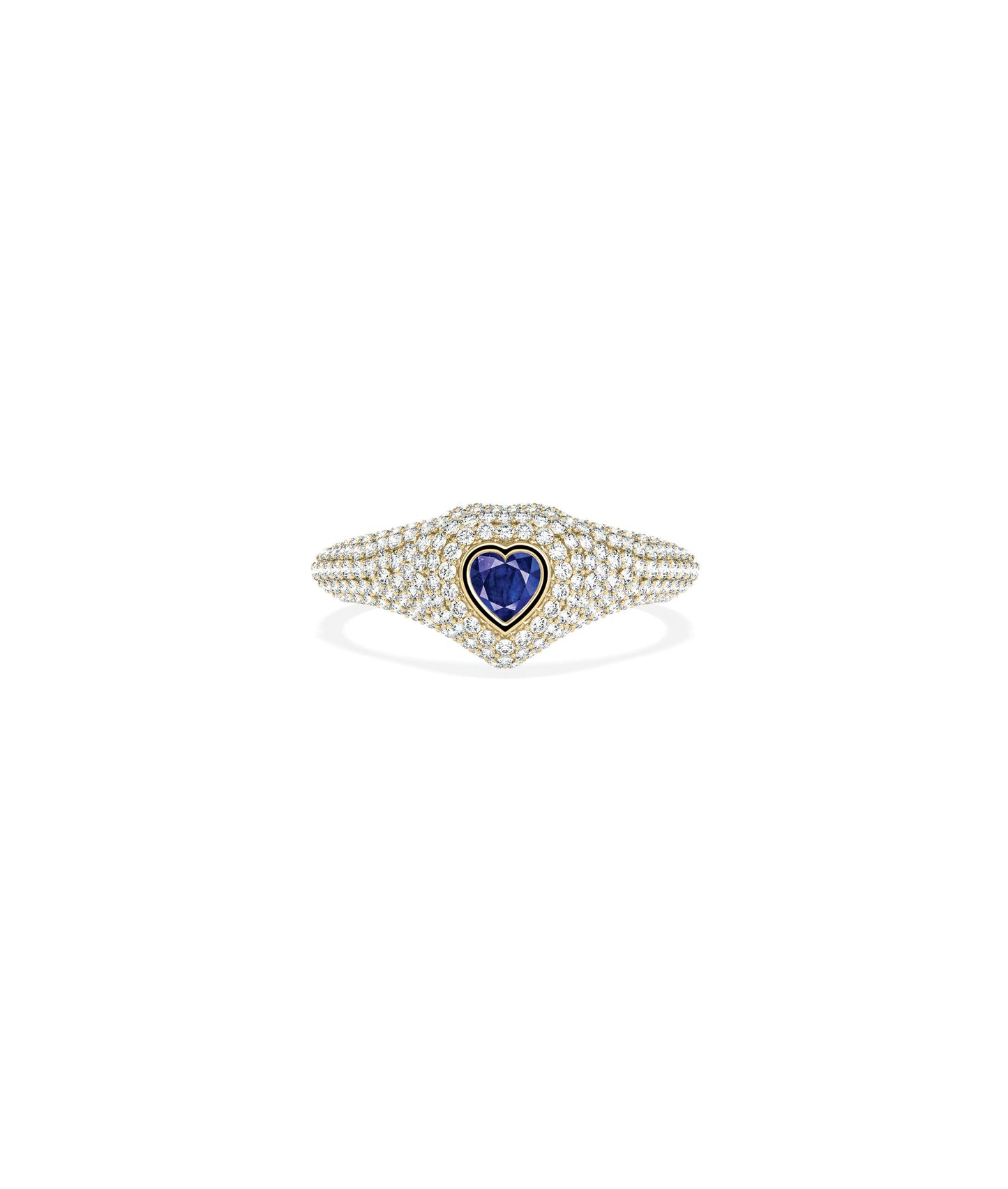 Birthstone and Diamond Heart Ring | Timeless Everyday Jewelry 