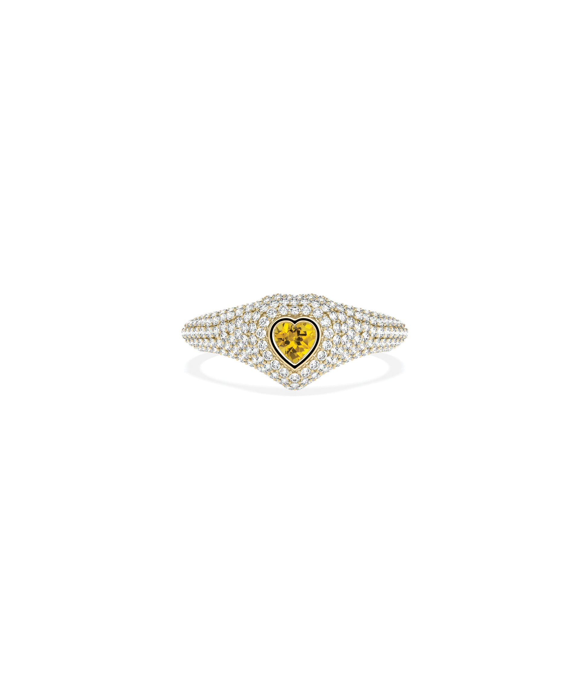 Birthstone and Diamond Heart Ring | Timeless Everyday Jewelry 