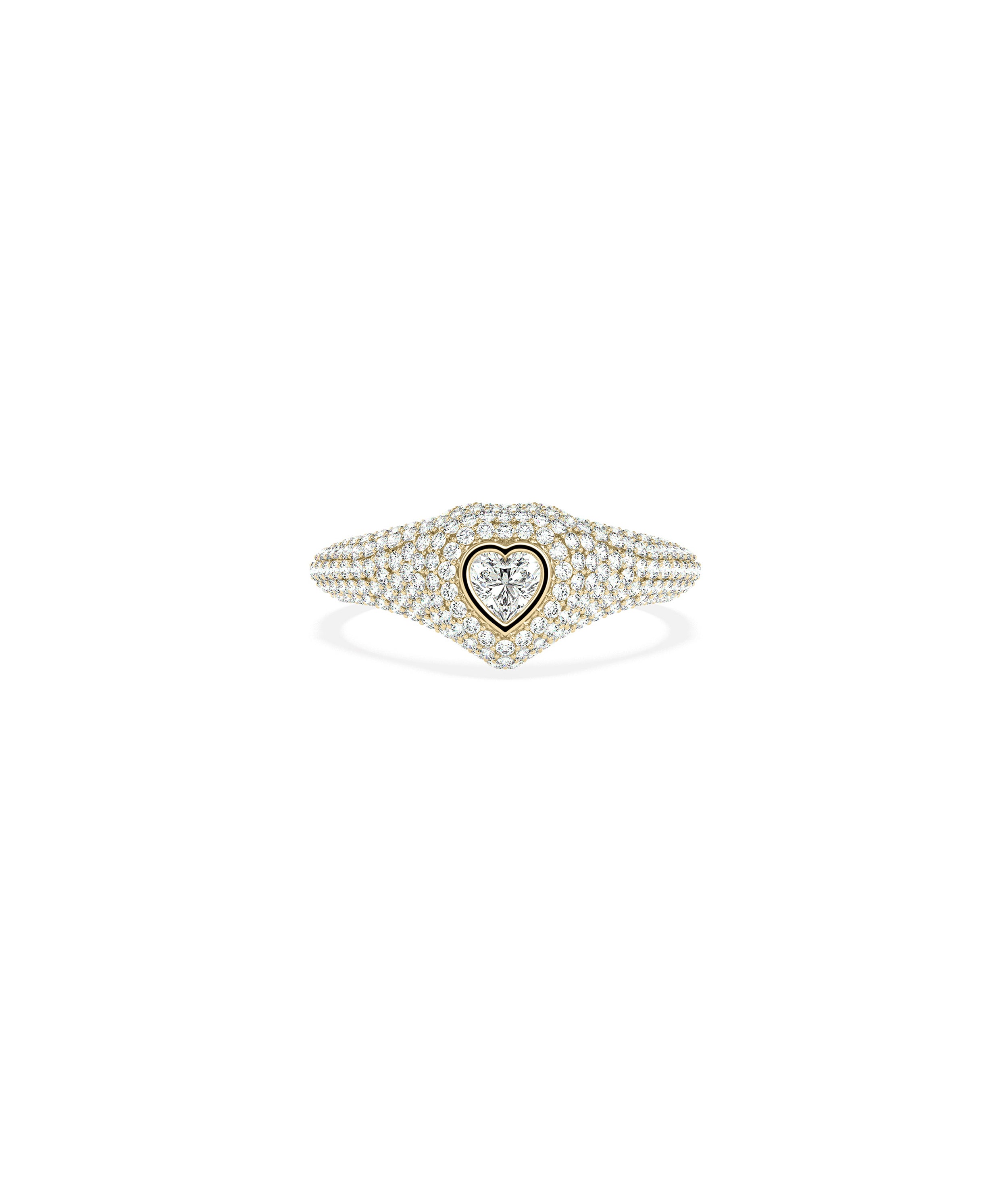 Birthstone and Diamond Heart Ring | Timeless Everyday Jewelry 