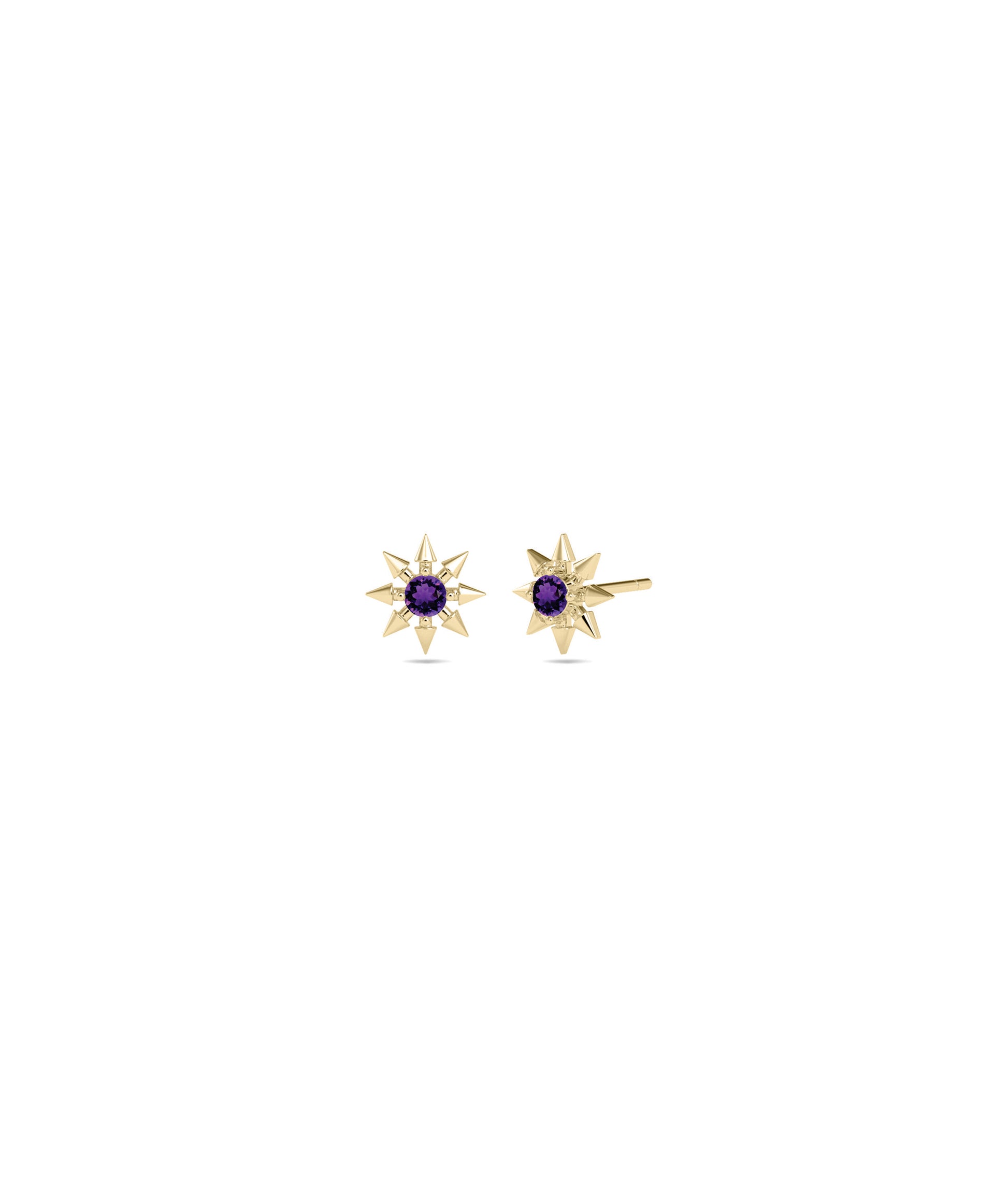 Birthstone Stud Earrings - Unique Diamond Earrings for Everyday Jewelry