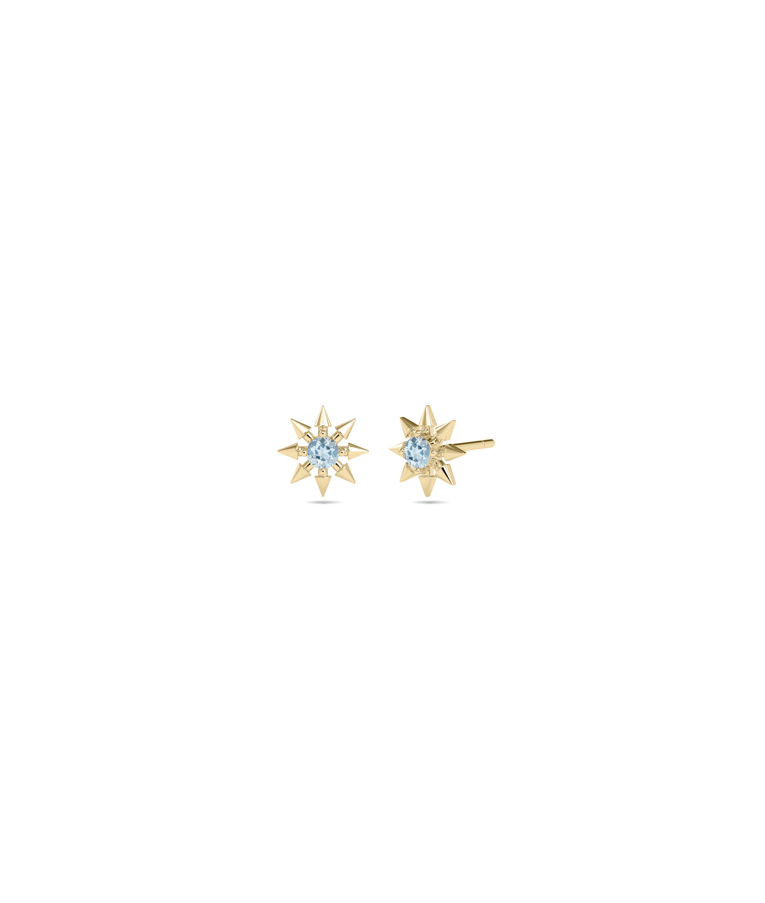 Birthstone Stud Earrings - Unique Diamond Earrings for Everyday Jewelry