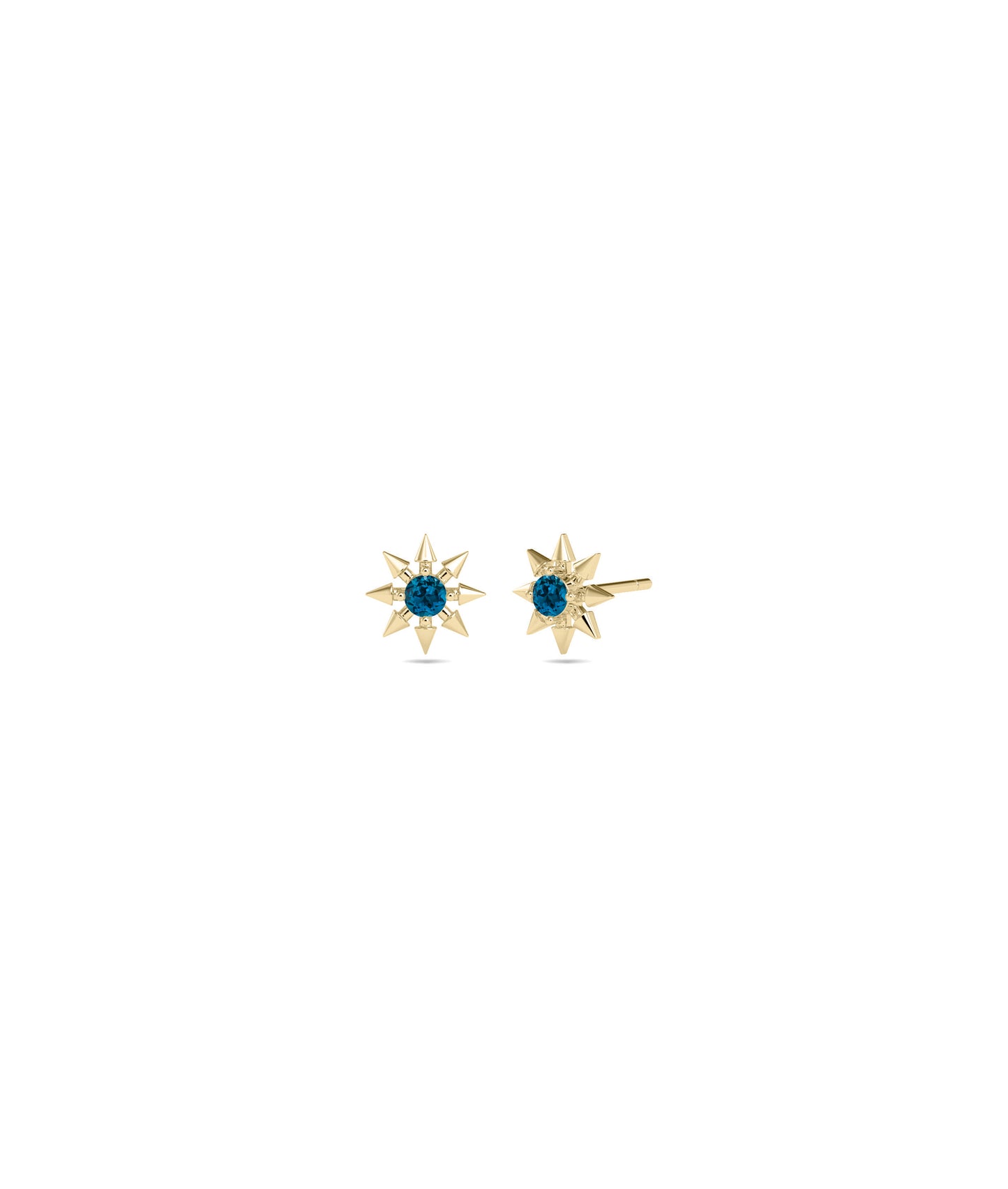 Birthstone Stud Earrings - Unique Diamond Earrings for Everyday Jewelry