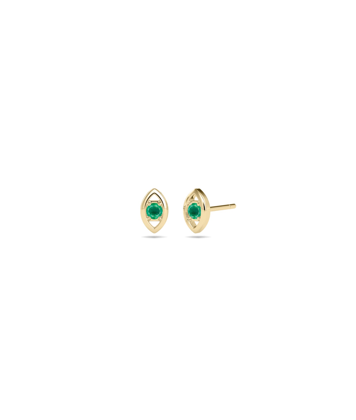 Birthstone Evil Eye Stud Earring | Everyday Jewelry