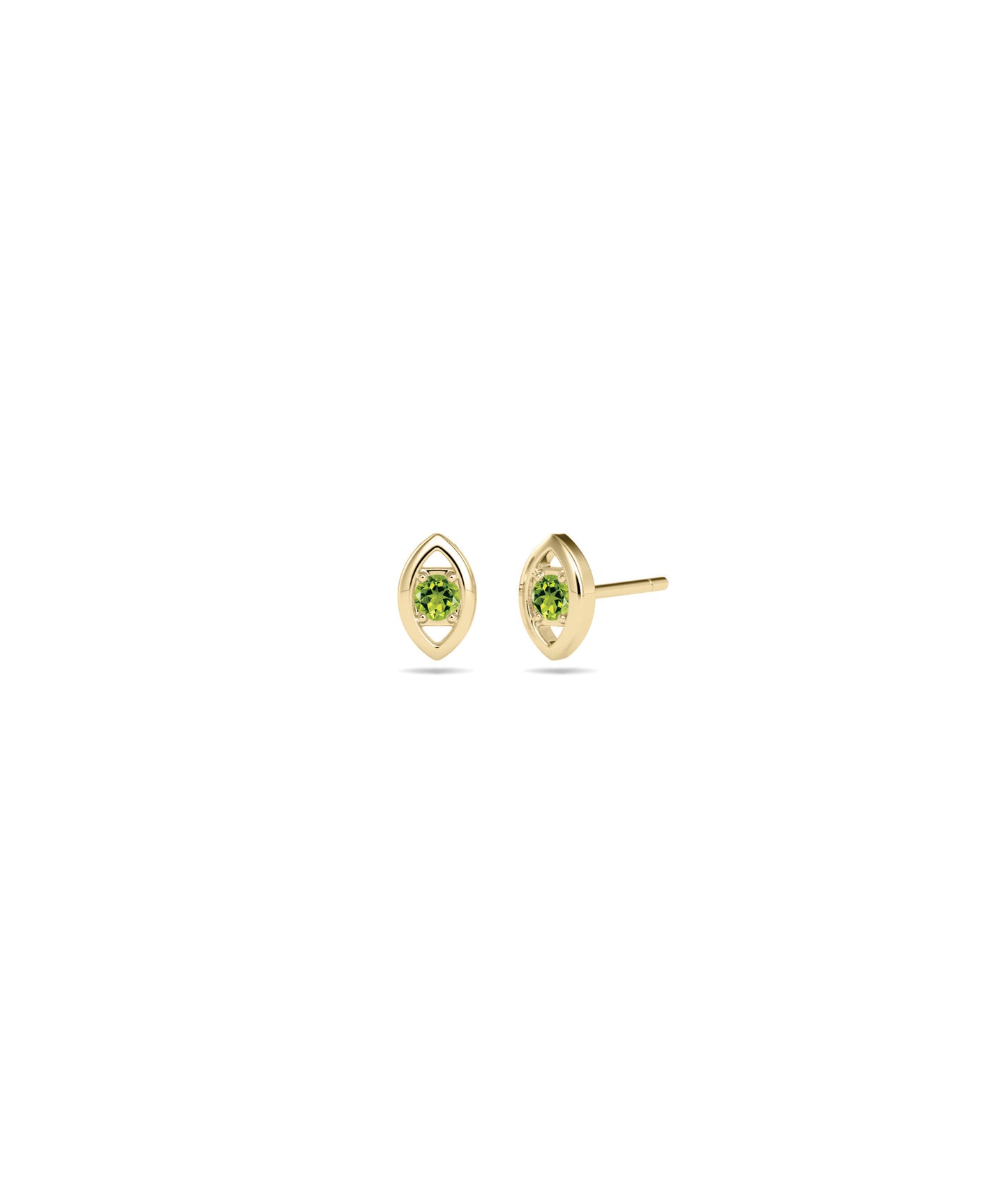 Birthstone Evil Eye Stud Earring | Everyday Jewelry