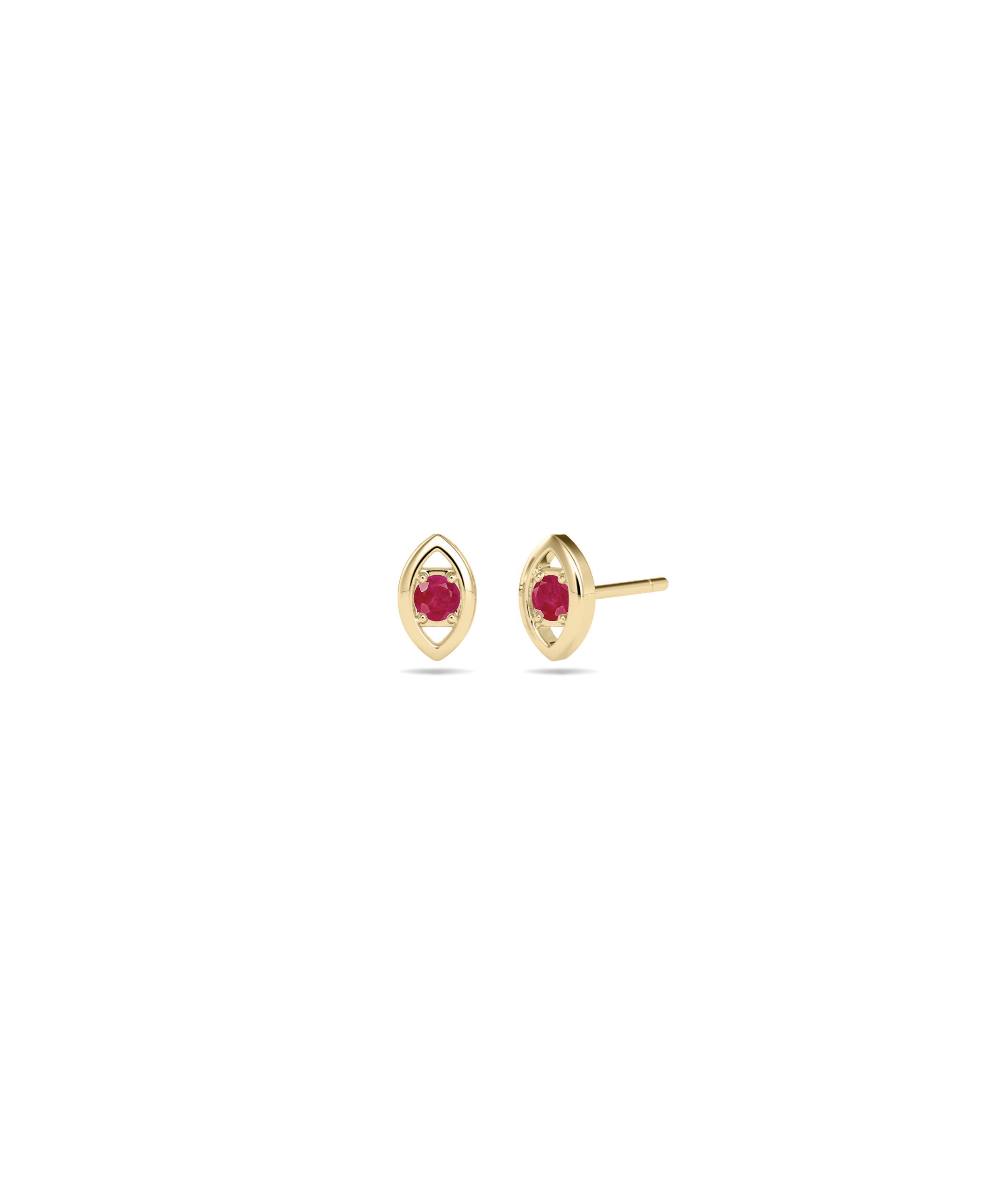 Birthstone Evil Eye Stud Earring | Everyday Jewelry