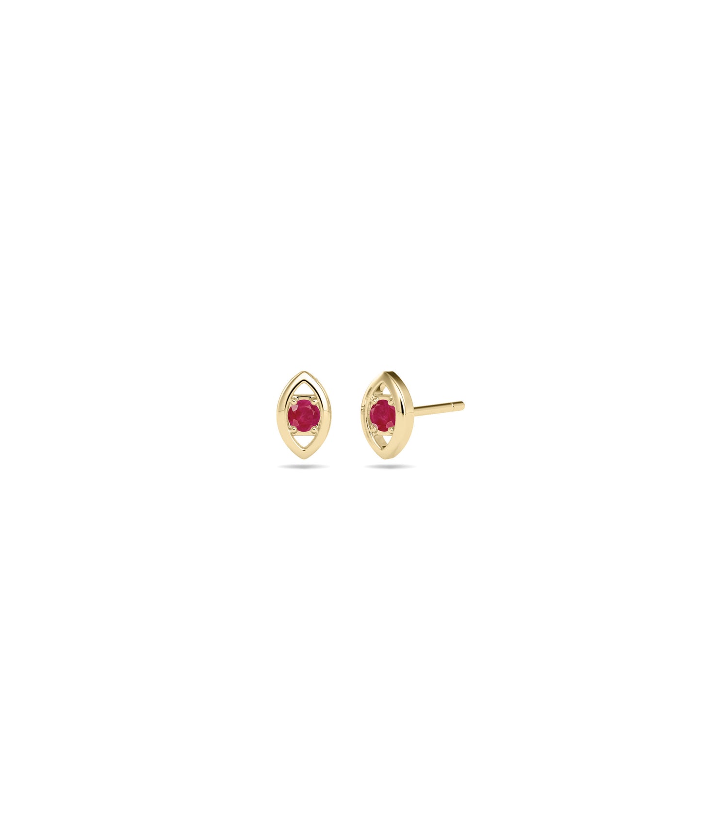 Birthstone Evil Eye Stud Earring | Everyday Jewelry