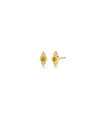 Birthstone Stud Earrings - Diamond Earrings for Everyday Jewelry Elegance