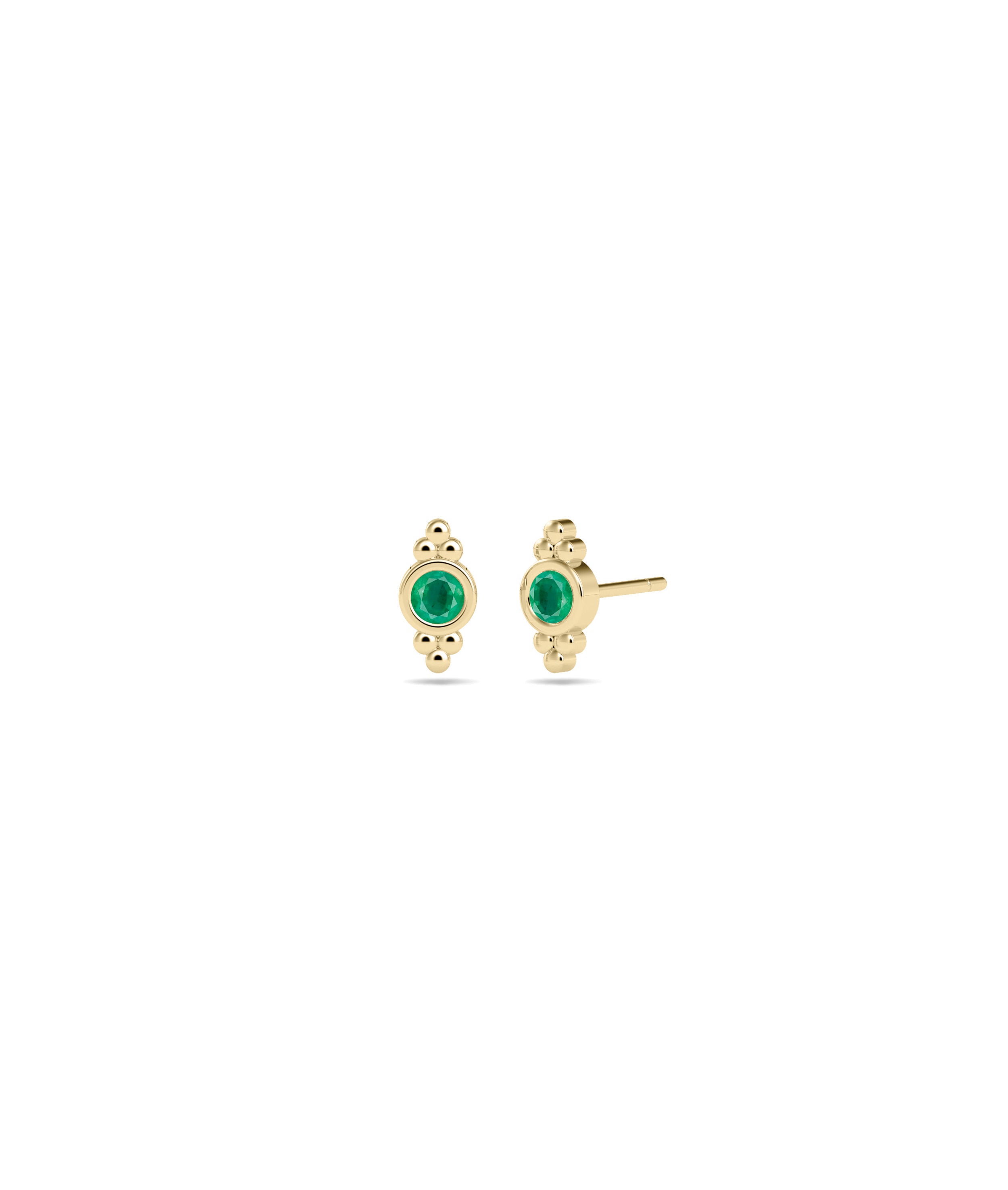 Birthstone Stud Earrings - Diamond Earrings for Everyday Jewelry Elegance