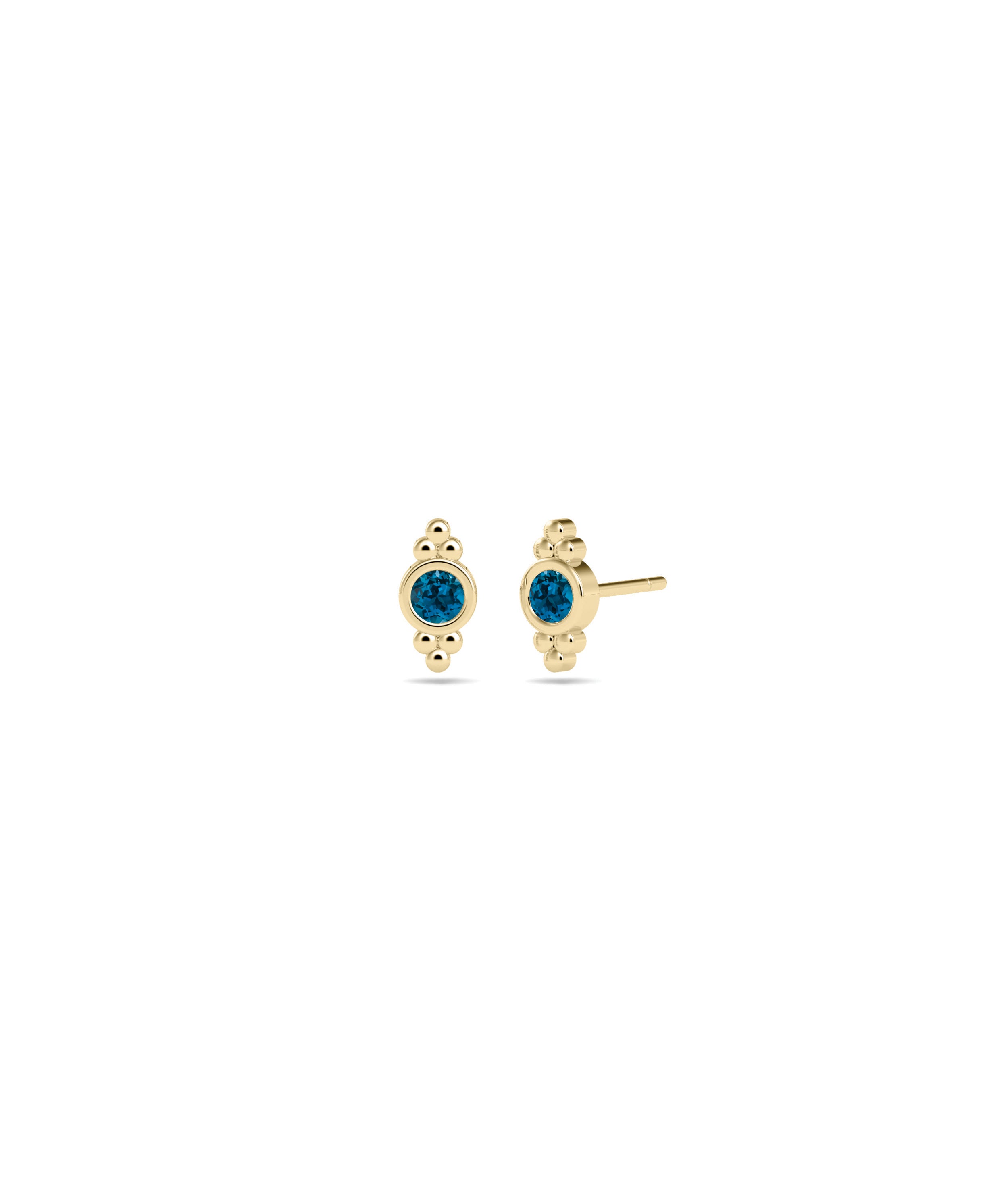 Birthstone Stud Earrings - Diamond Earrings for Everyday Jewelry Elegance