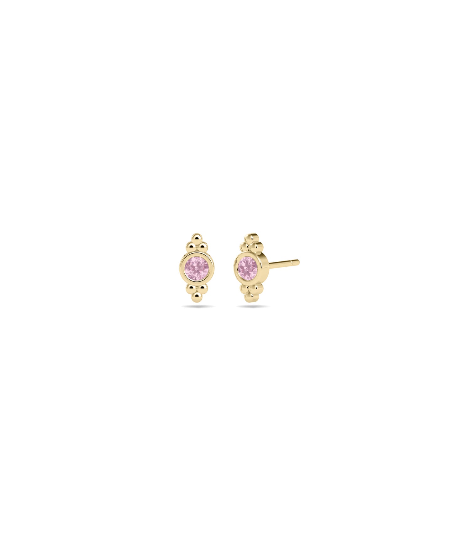 Birthstone Stud Earrings - Diamond Earrings for Everyday Jewelry Elegance