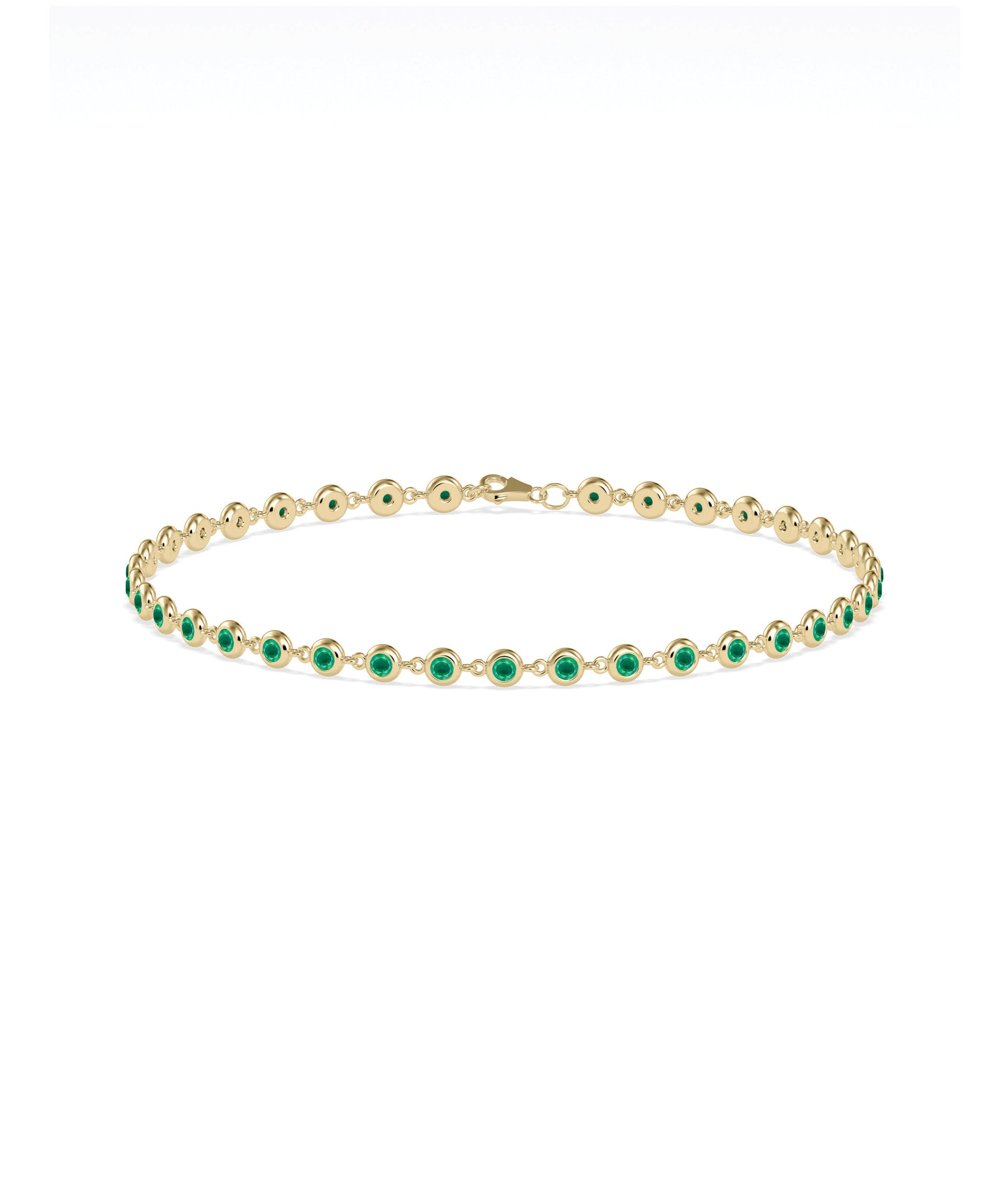 Birthstone Bezel Station Bracelet | Diamond Bracelets