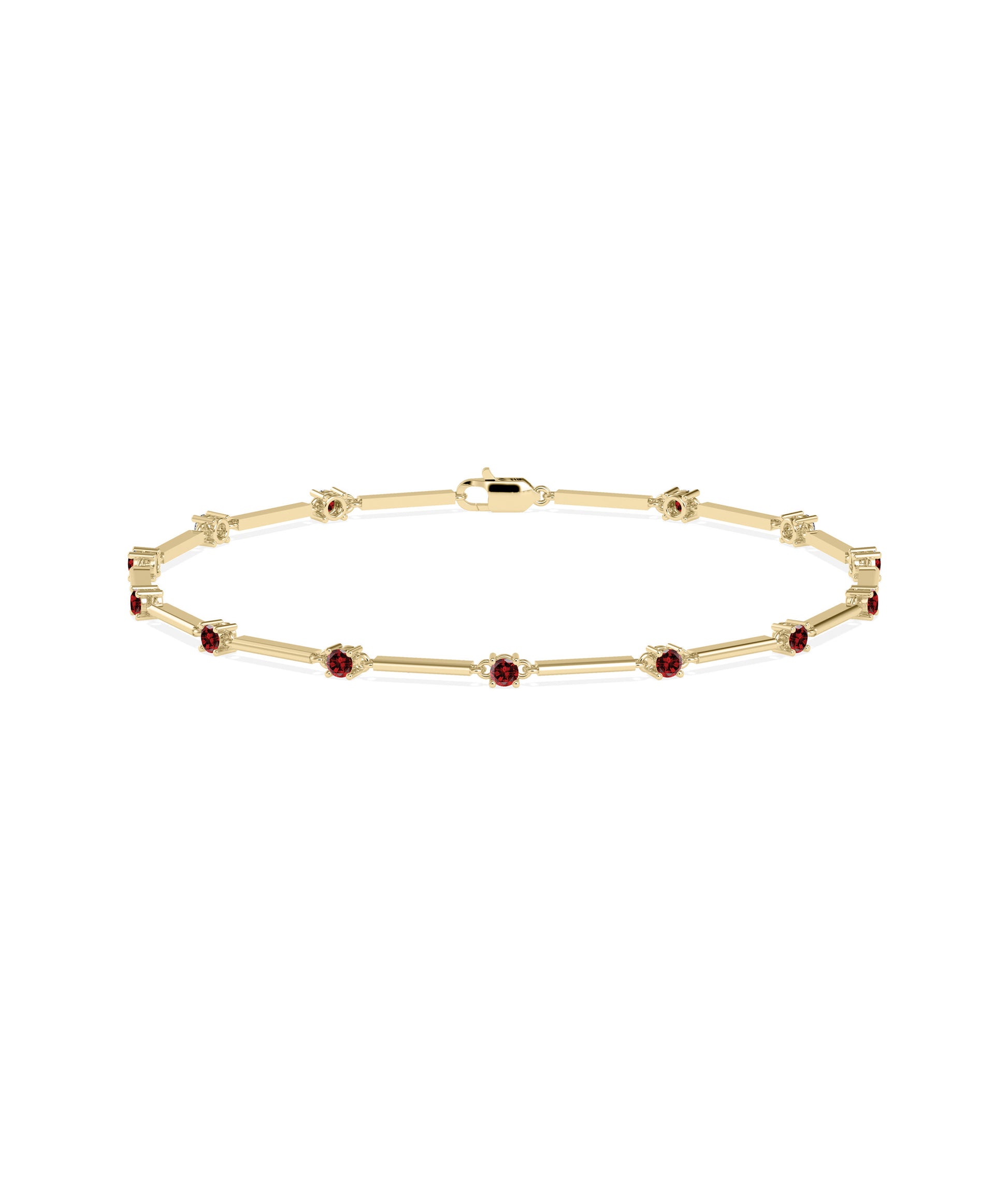 "Birthstone Station Bracelet - Elegant Diamond Bangle Bracelet for Every Occasion"