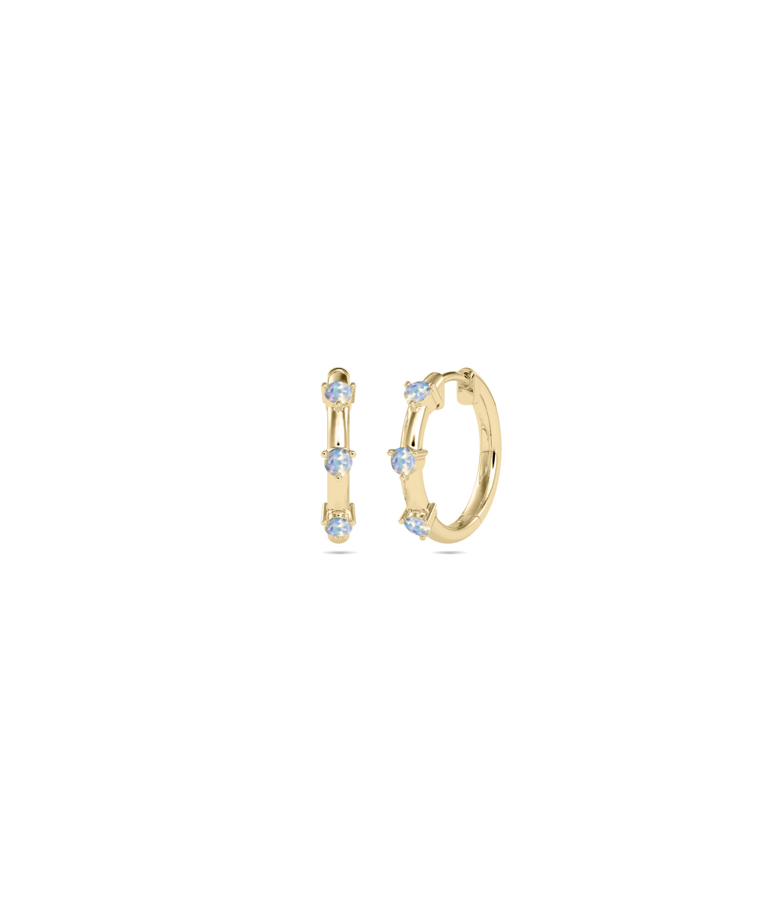 Birthstone Hoop Earring | Buy Diamond Earrings