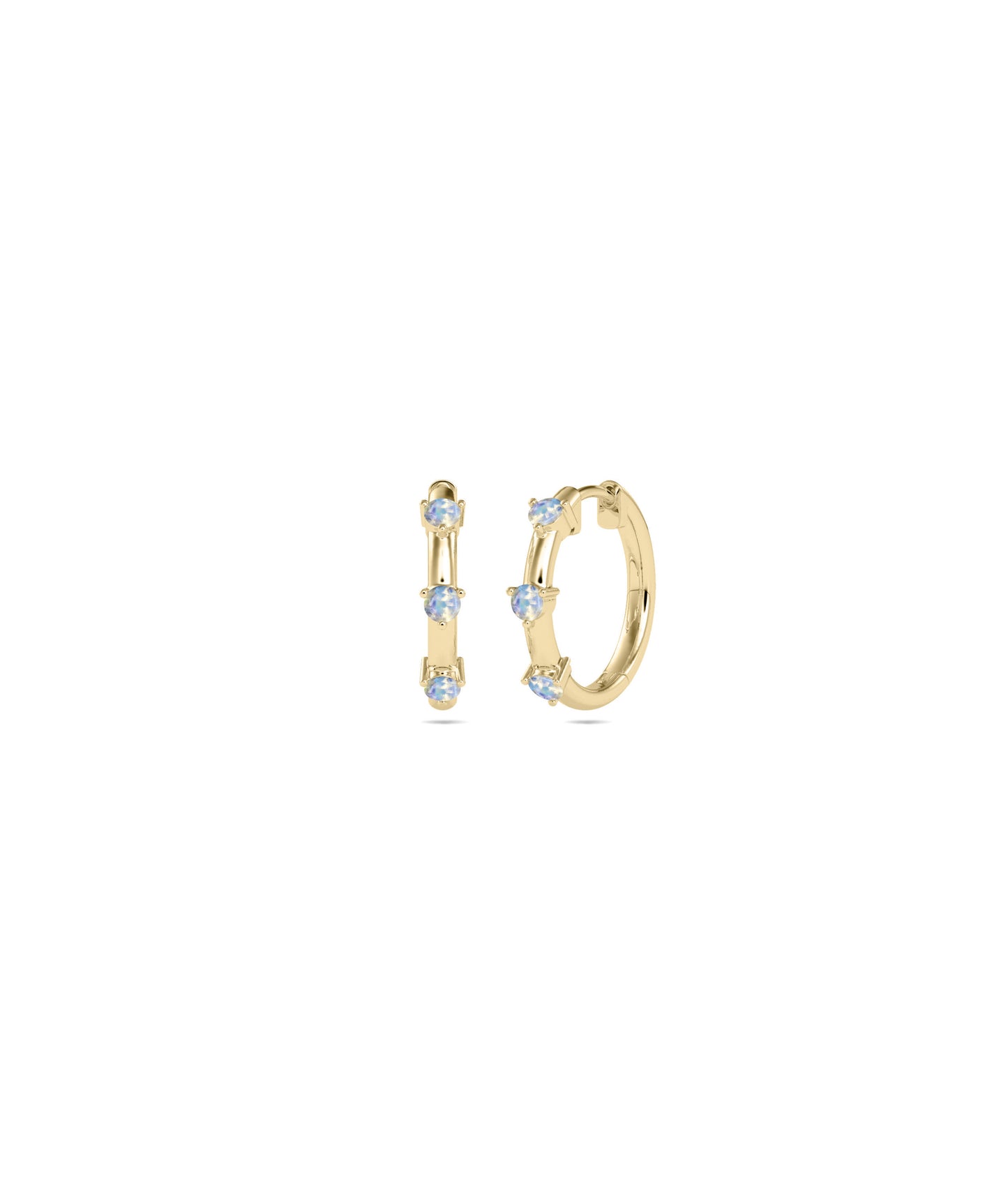 Birthstone Hoop Earring | Buy Diamond Earrings