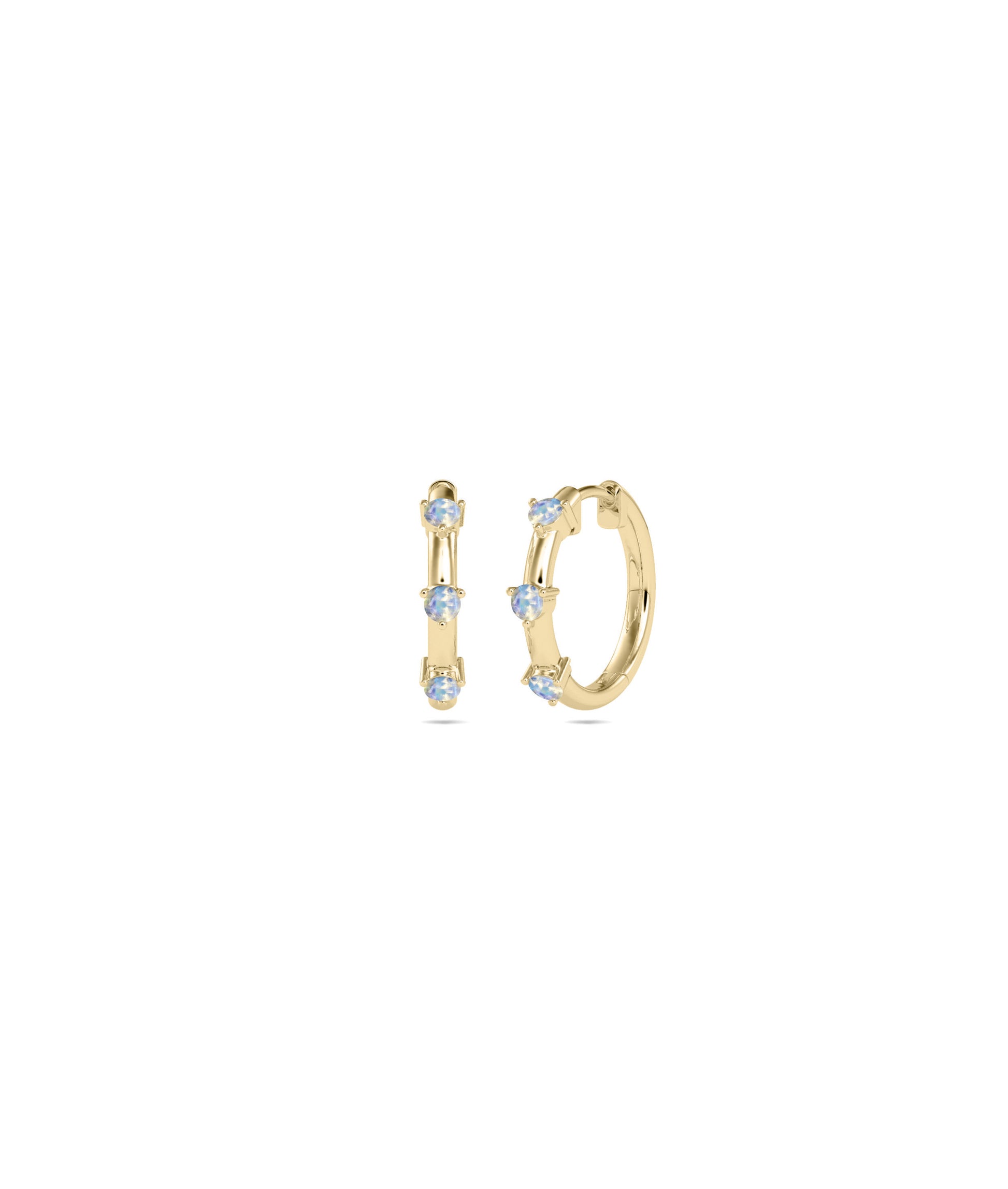 Birthstone Hoop Earring | Buy Diamond Earrings