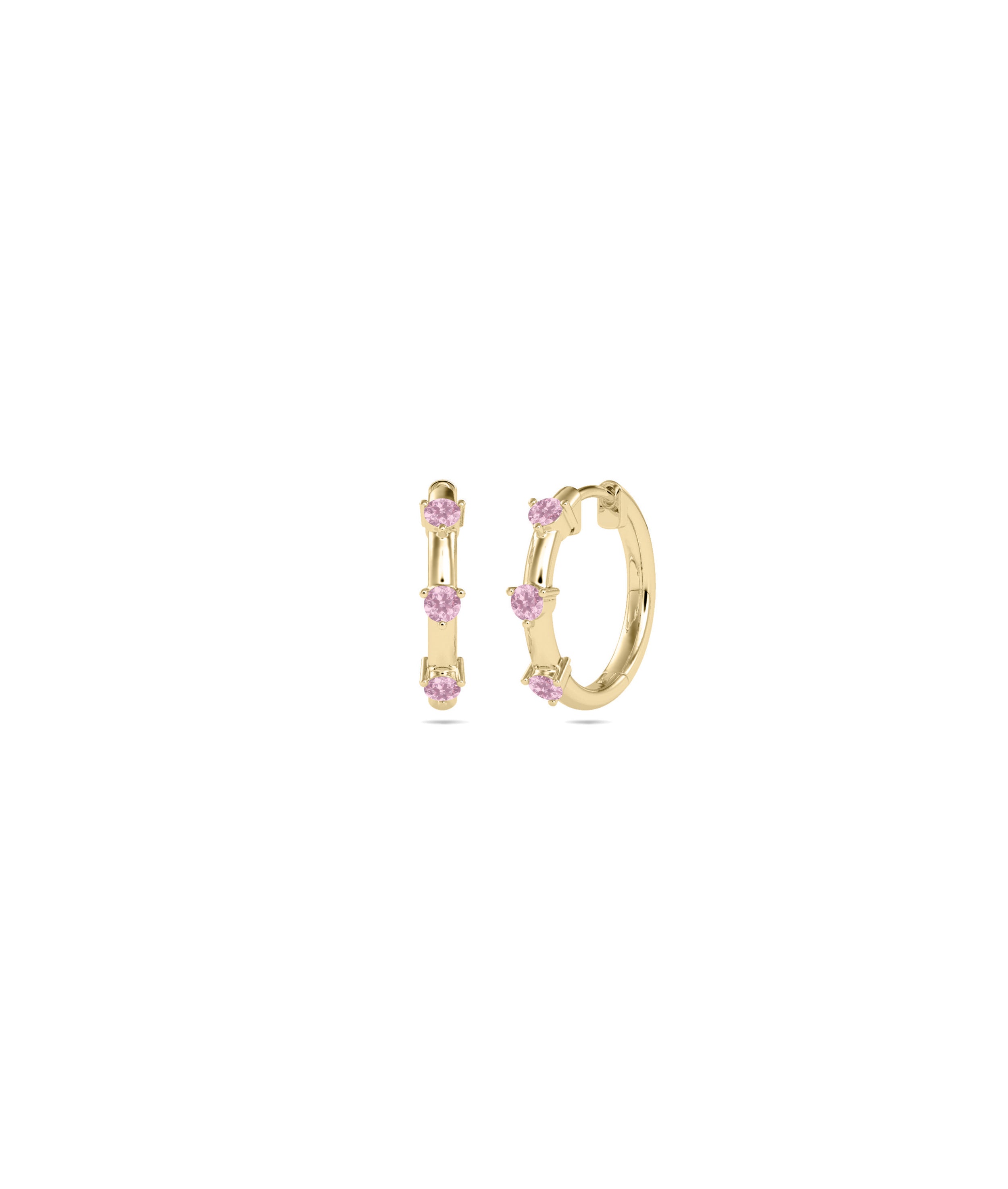 Birthstone Hoop Earring | Buy Diamond Earrings