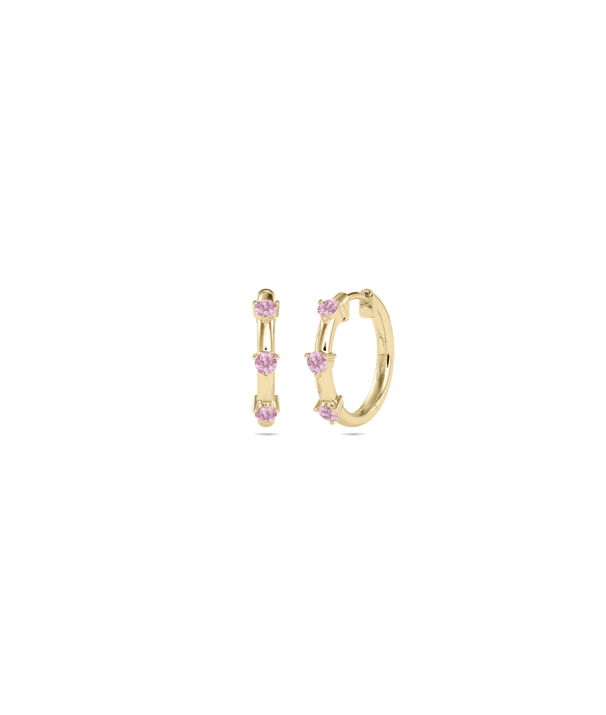 Birthstone Hoop Earring | Buy Diamond Earrings