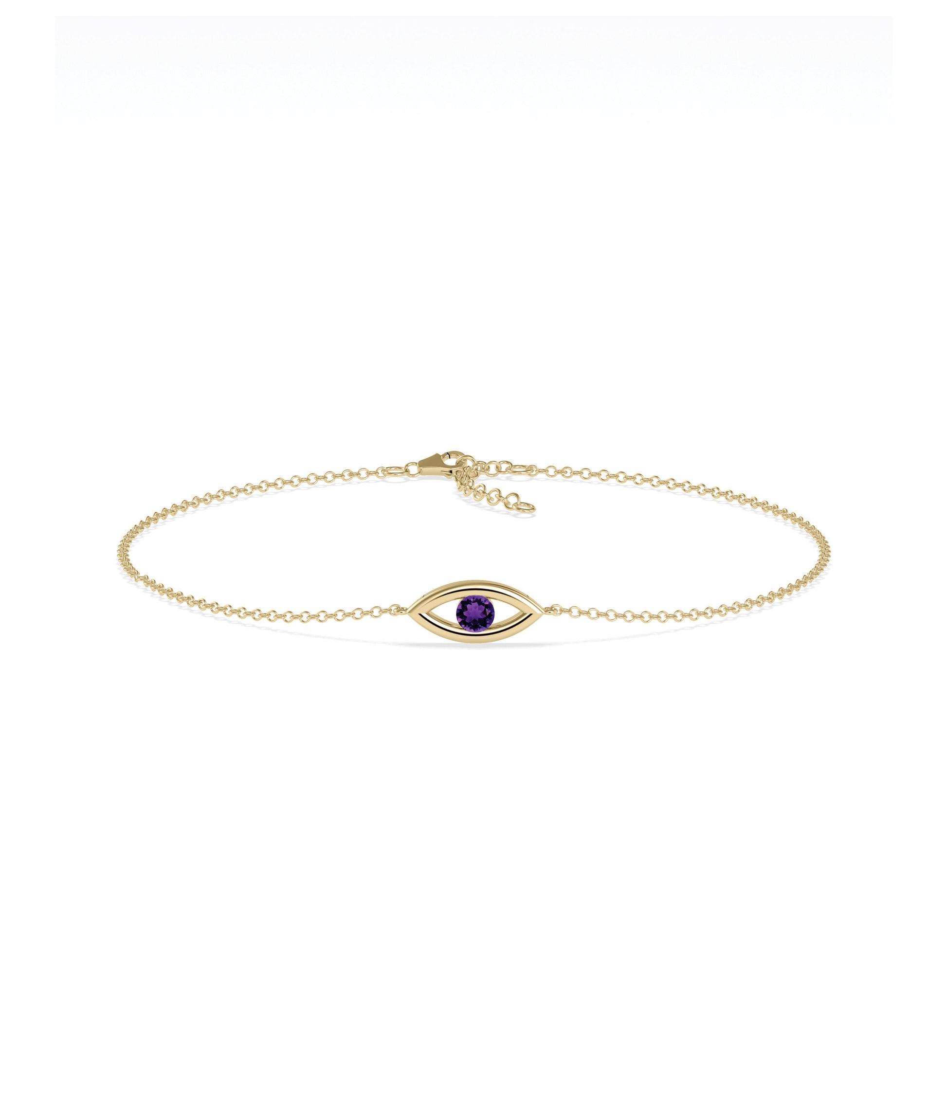 Birthstone Evil Eye Bracelet | Diamond Bracelet For Women