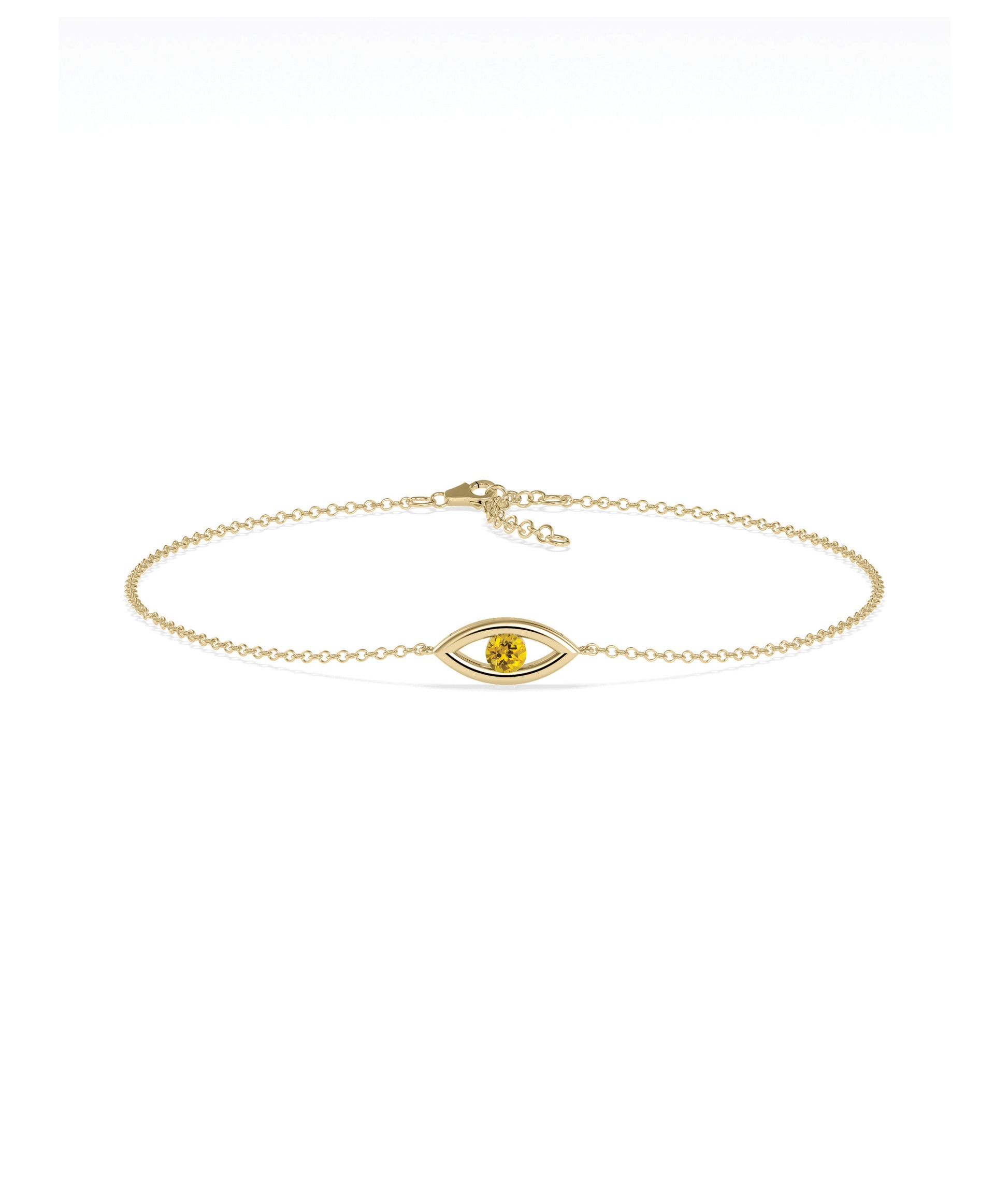 Birthstone Evil Eye Bracelet | Diamond Bracelet For Women