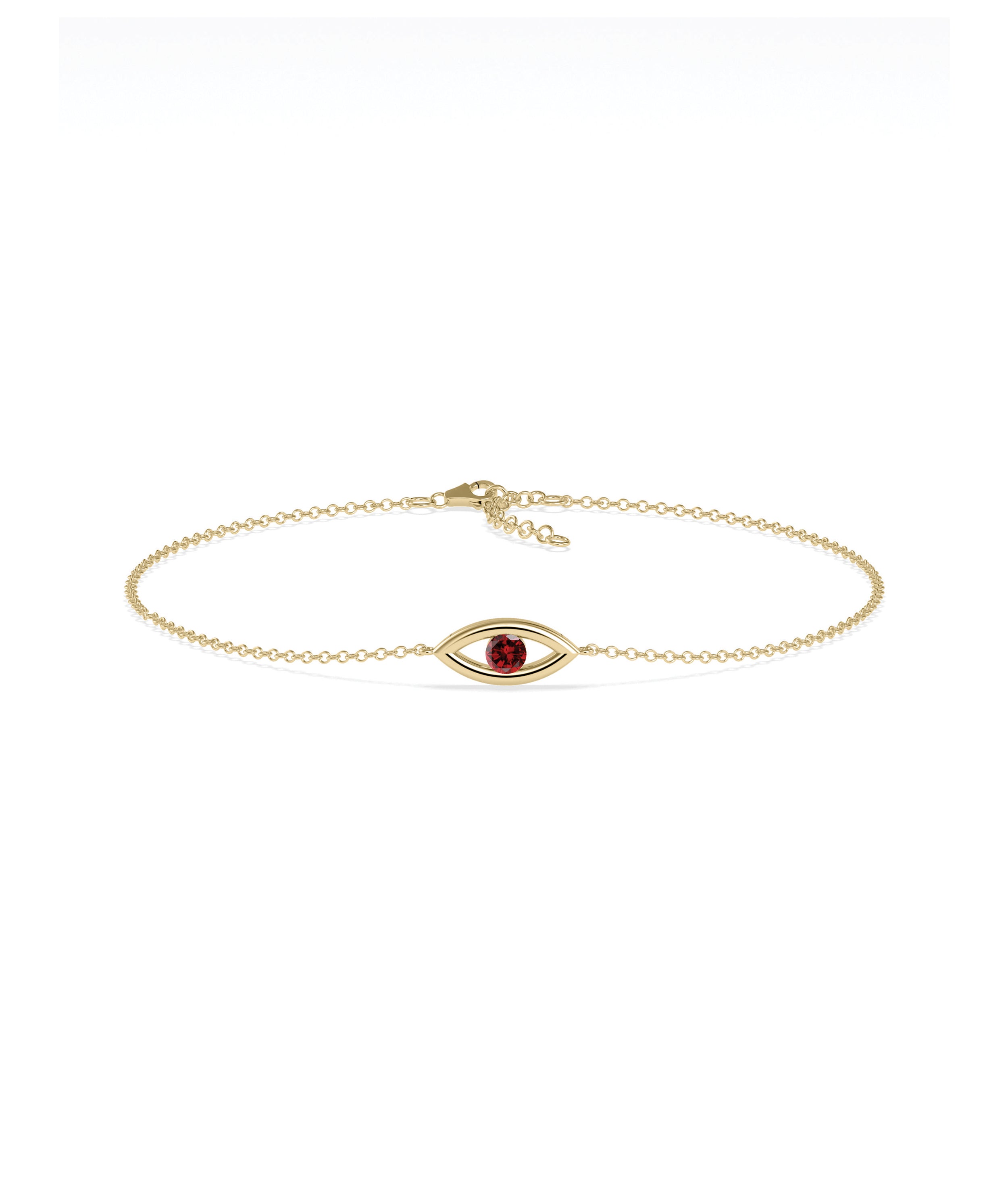 Birthstone Evil Eye Bracelet | Diamond Bracelet For Women