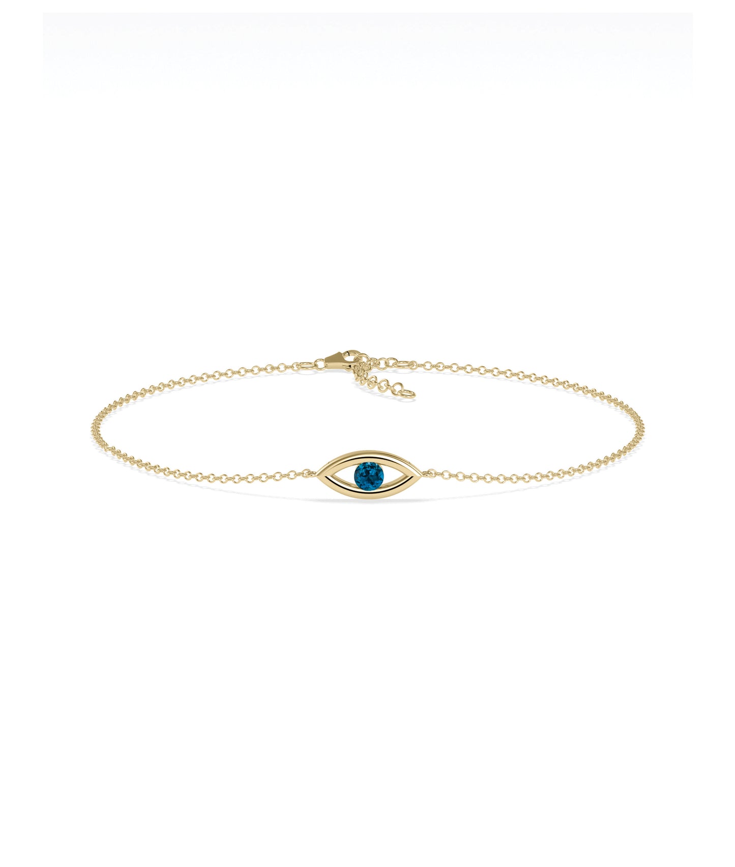 Birthstone Evil Eye Bracelet | Diamond Bracelet For Women