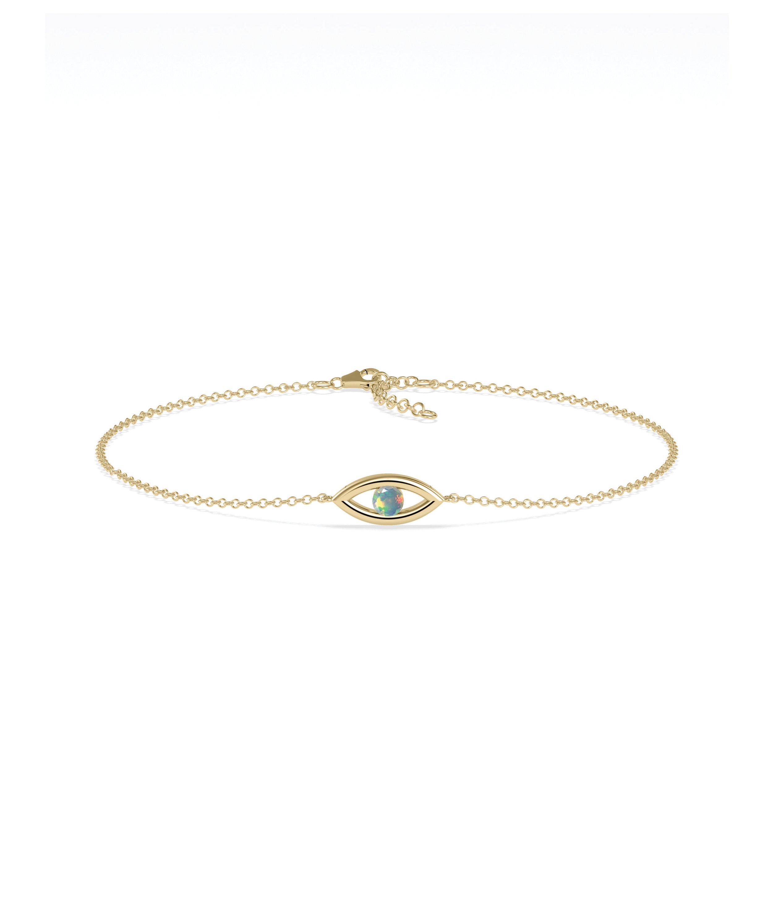 Birthstone Evil Eye Bracelet | Diamond Bracelet For Women